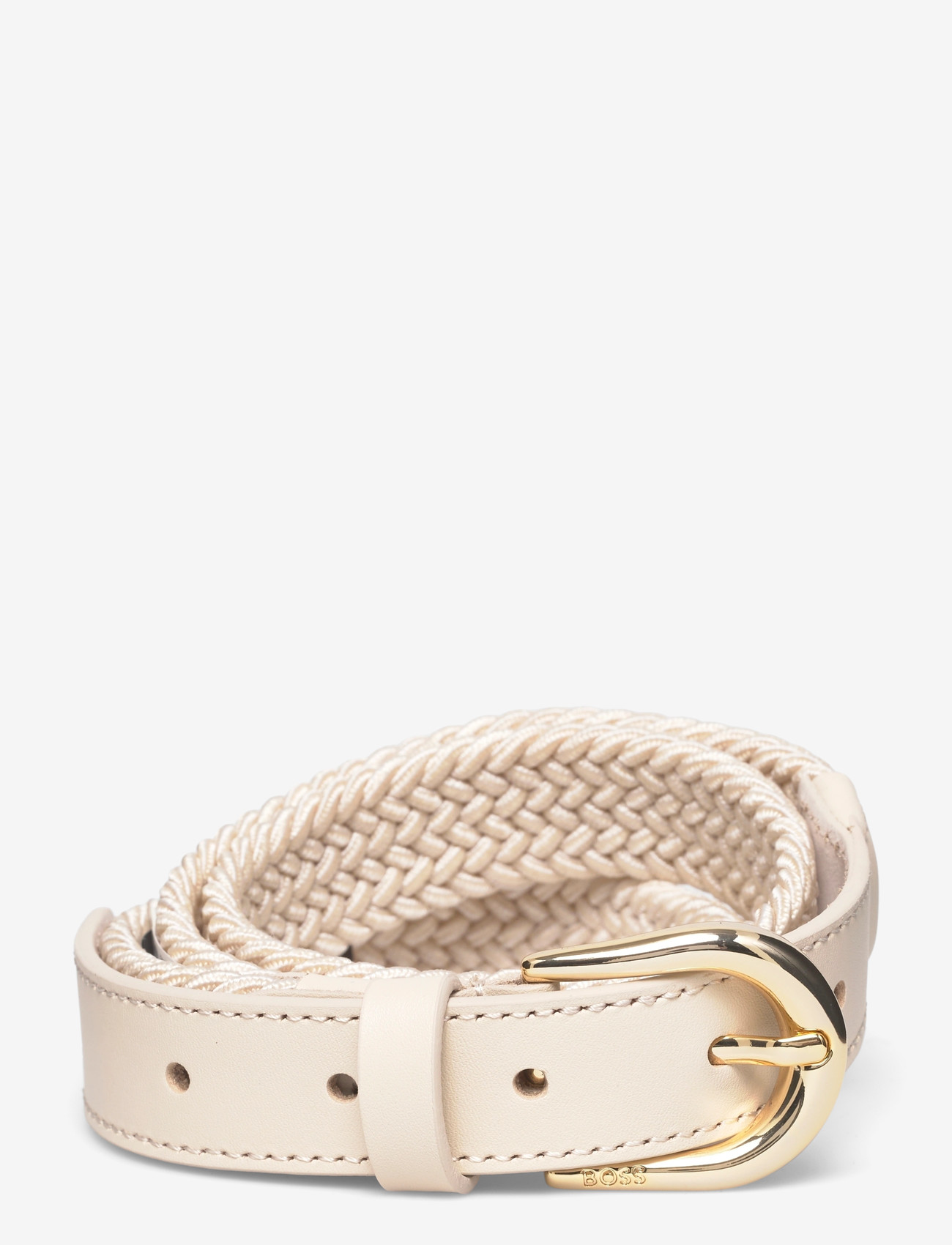 BOSS - Carol-WnE-L_Sz25 - geflochten gürtel - open beige - 0