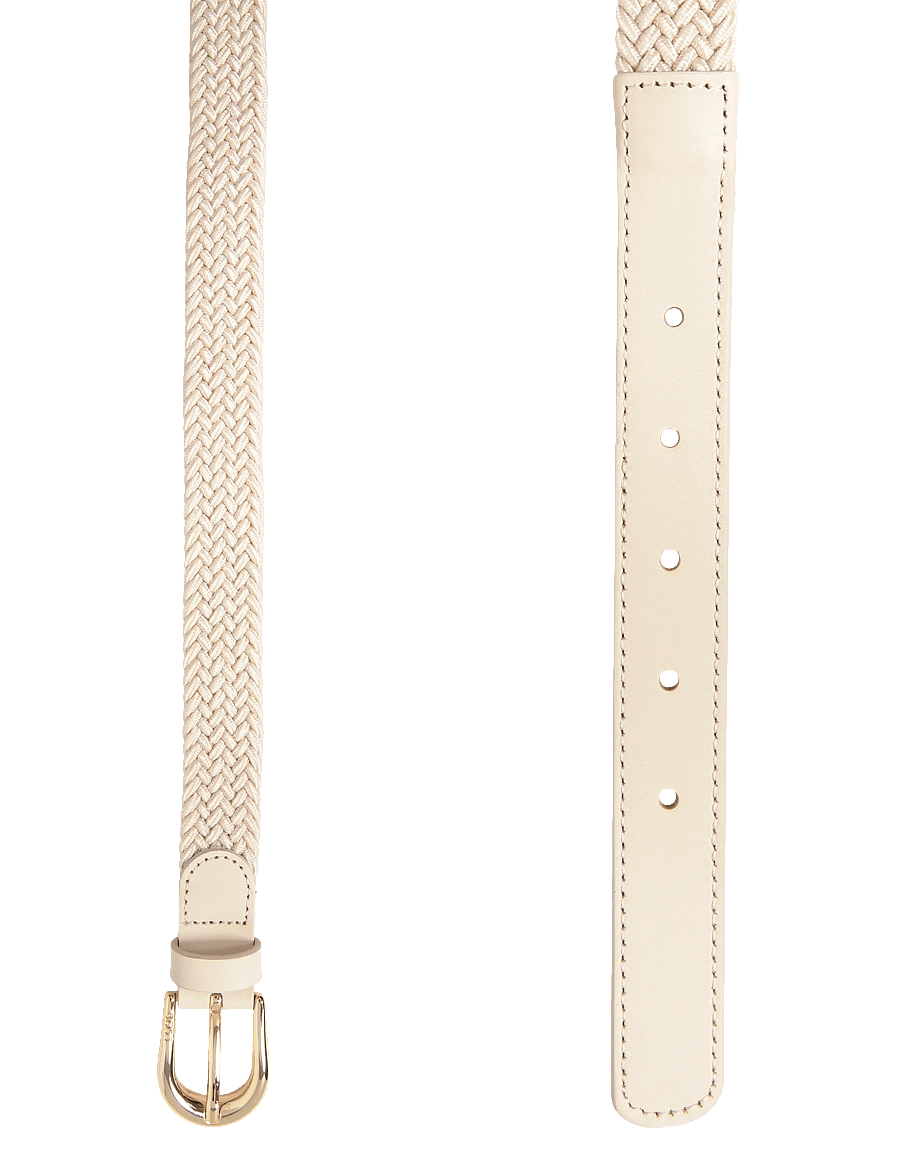 BOSS - Carol-WnE-L_Sz25 - geflochtene gürtel - open beige - 1