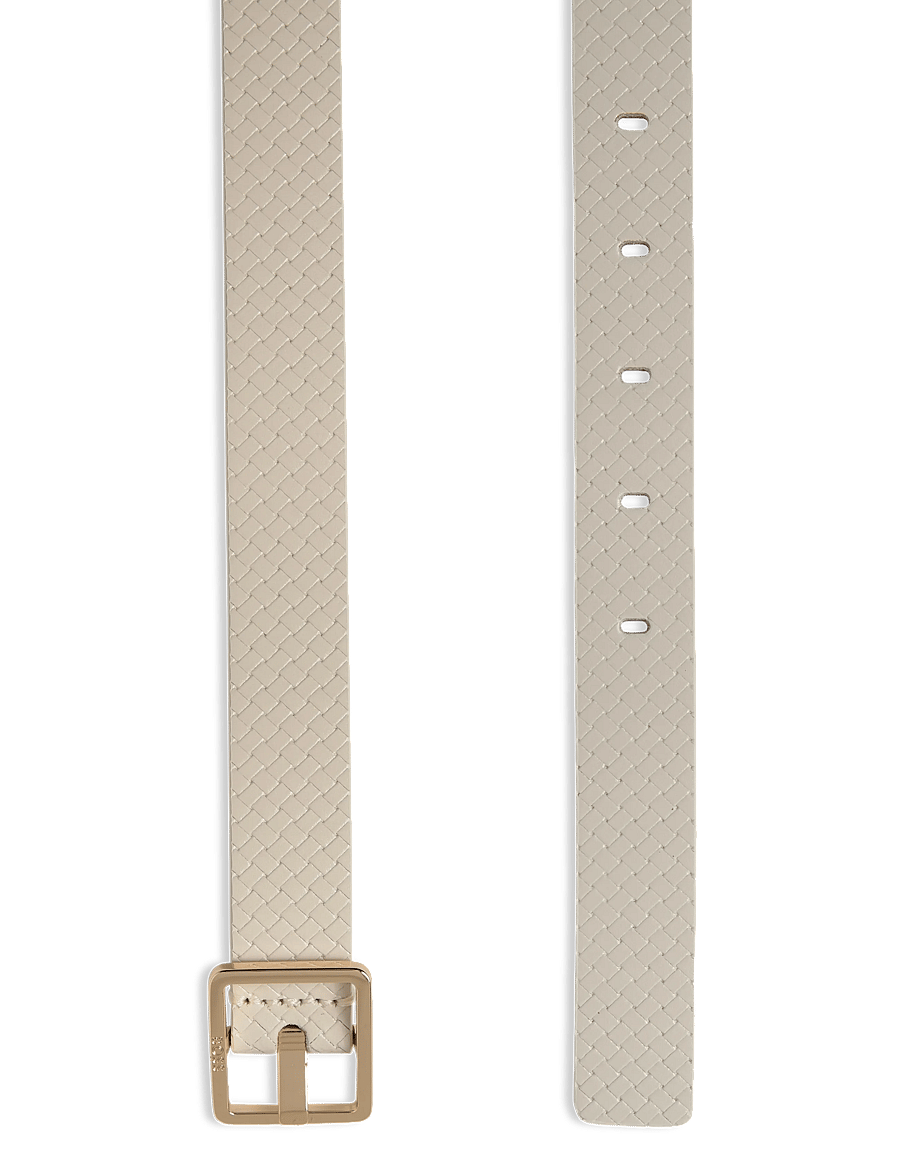 BOSS - Eleri-G-WnPr_Sz25 - odiniai diržai - open white - 1