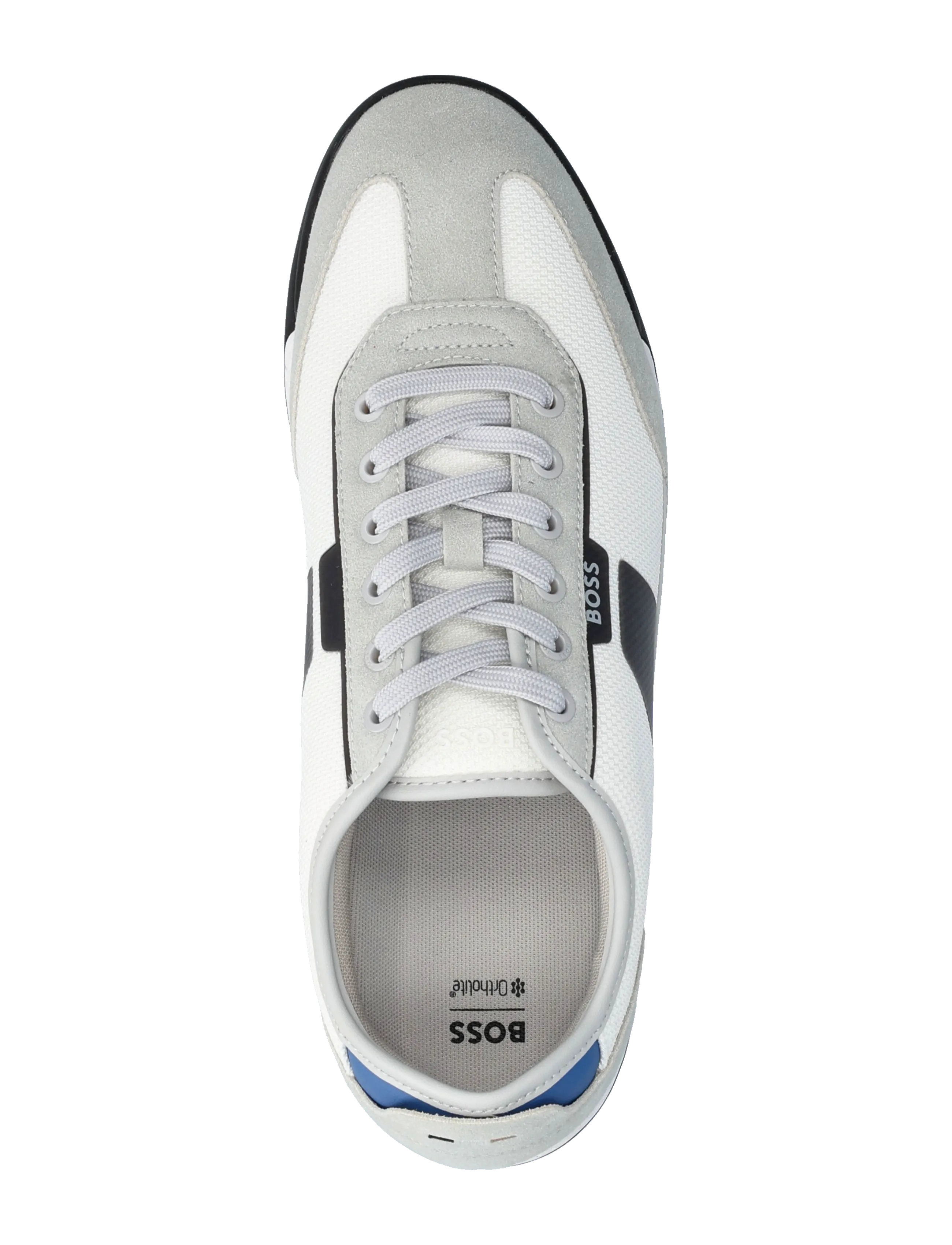 BOSS - Nitan_Lowp_txmx - låga sneakers - open grey - 3