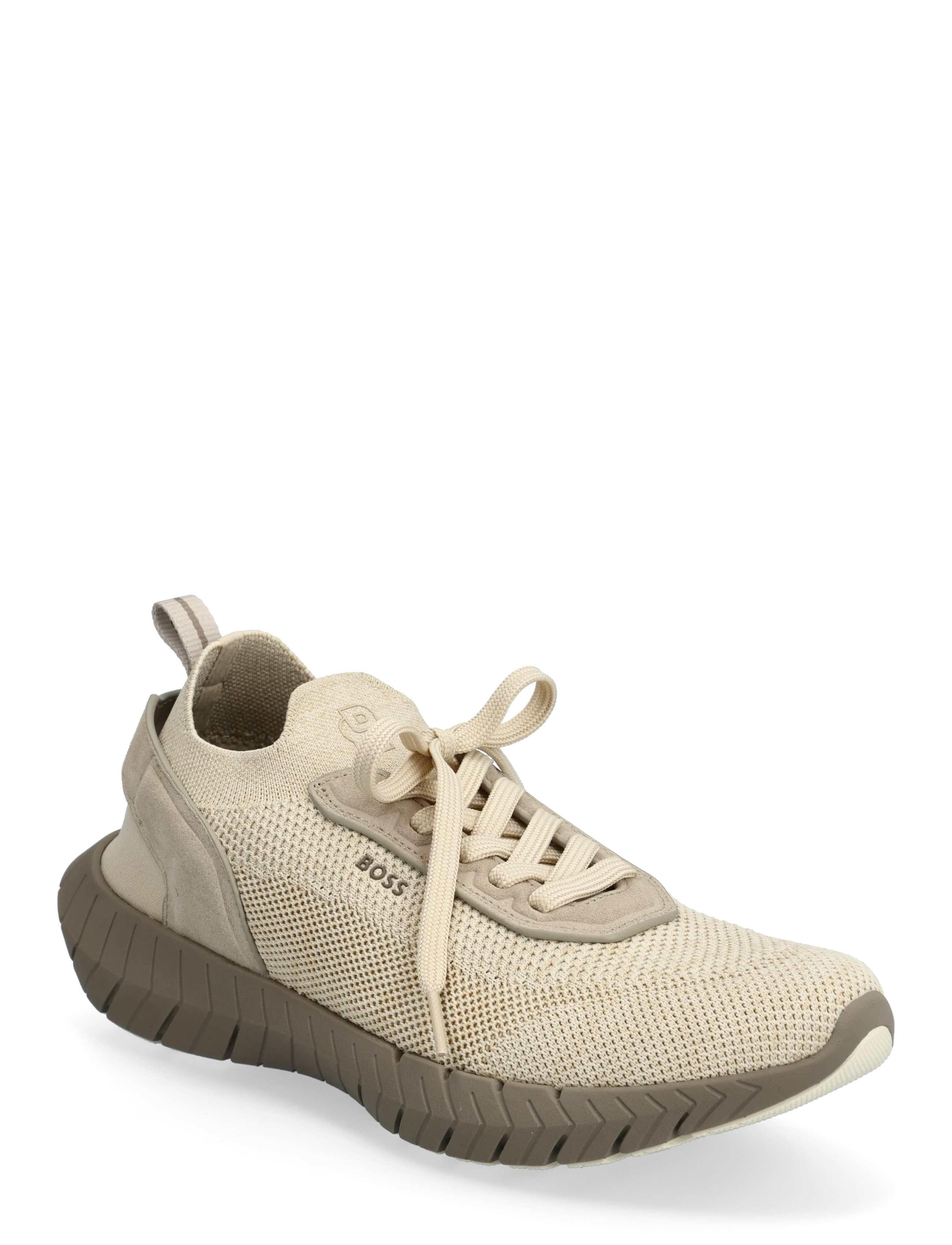 BOSS Boss-Motion_Slon_Kns, 43, Beige, Sneakers > Sneakers Med Lav Top, Herre