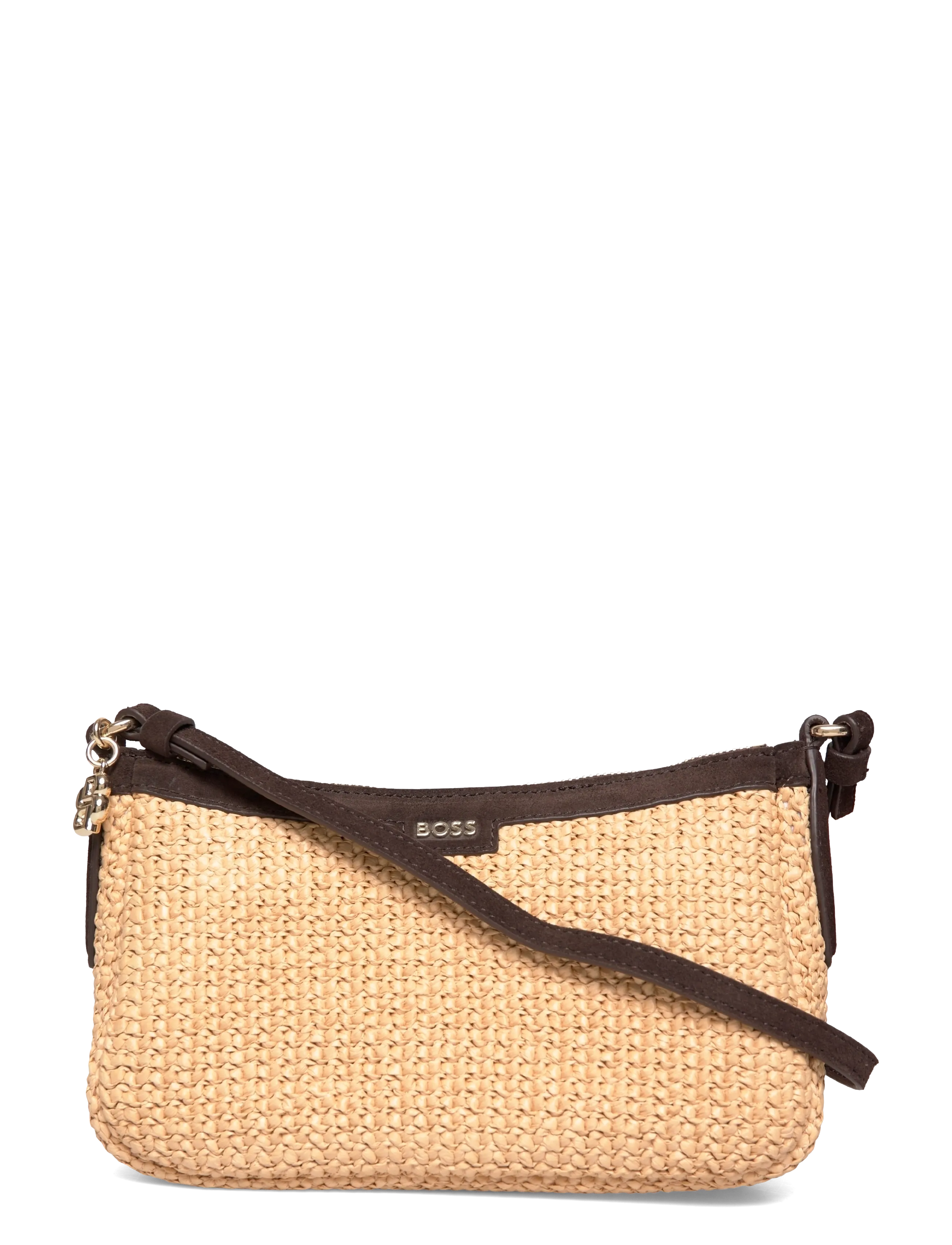 BOSS Numah Sm Hobo Rf, Kvinder, Vævet Hobo Taske, Beige, Str: ONE SIZE