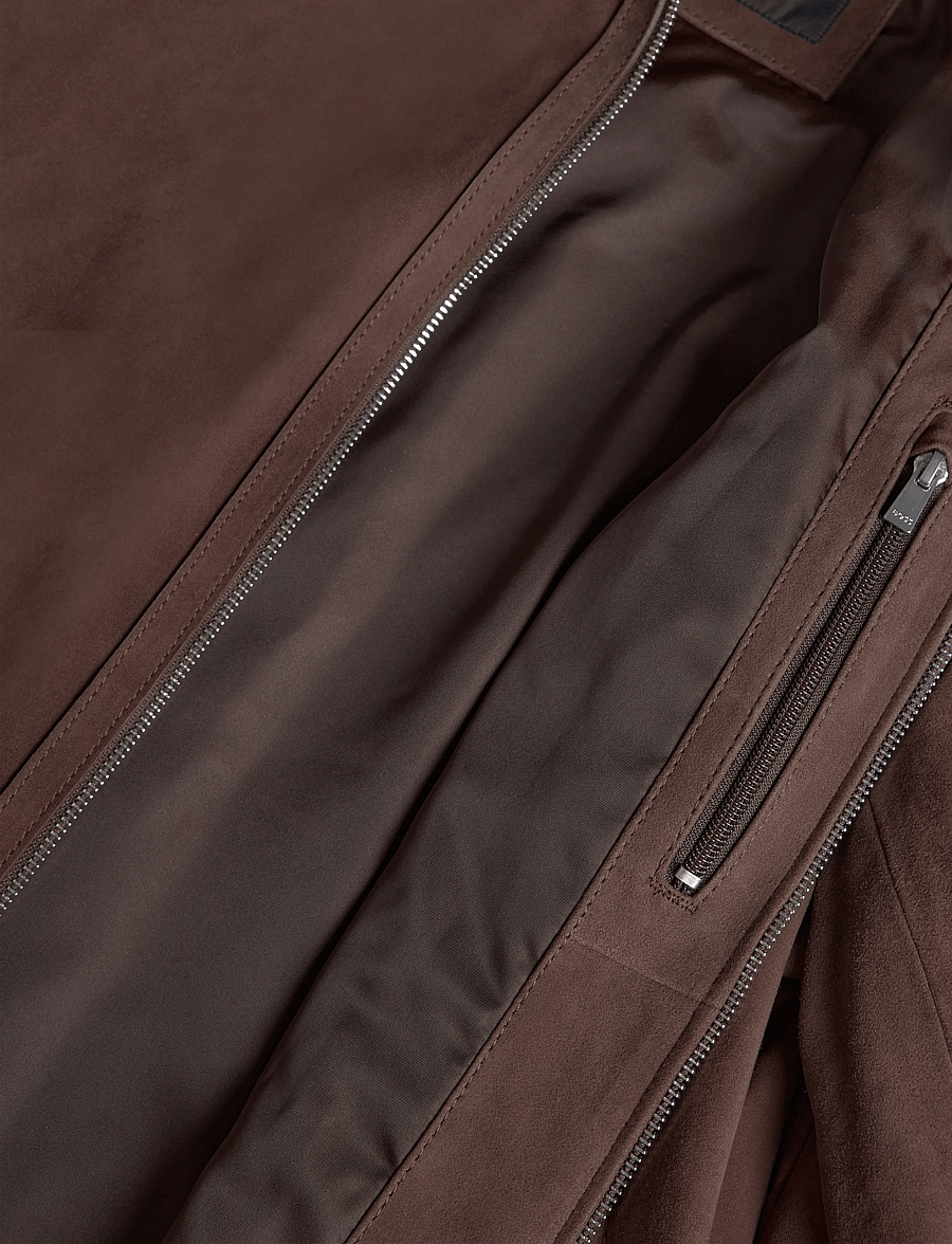 BOSS - H-Malbano7 - efterårsjakker - dark brown - 4