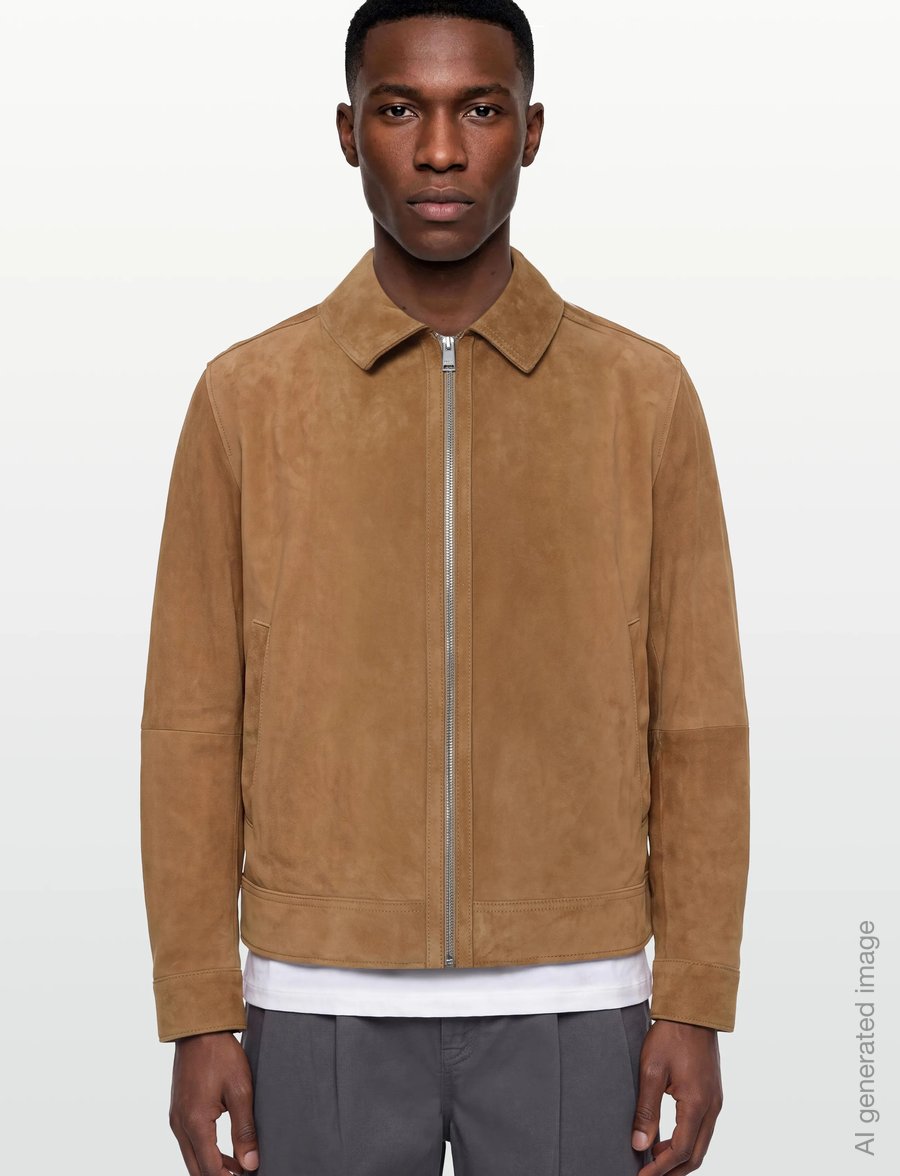 BOSS - H-Malbano7 - leather jackets - medium beige - 3