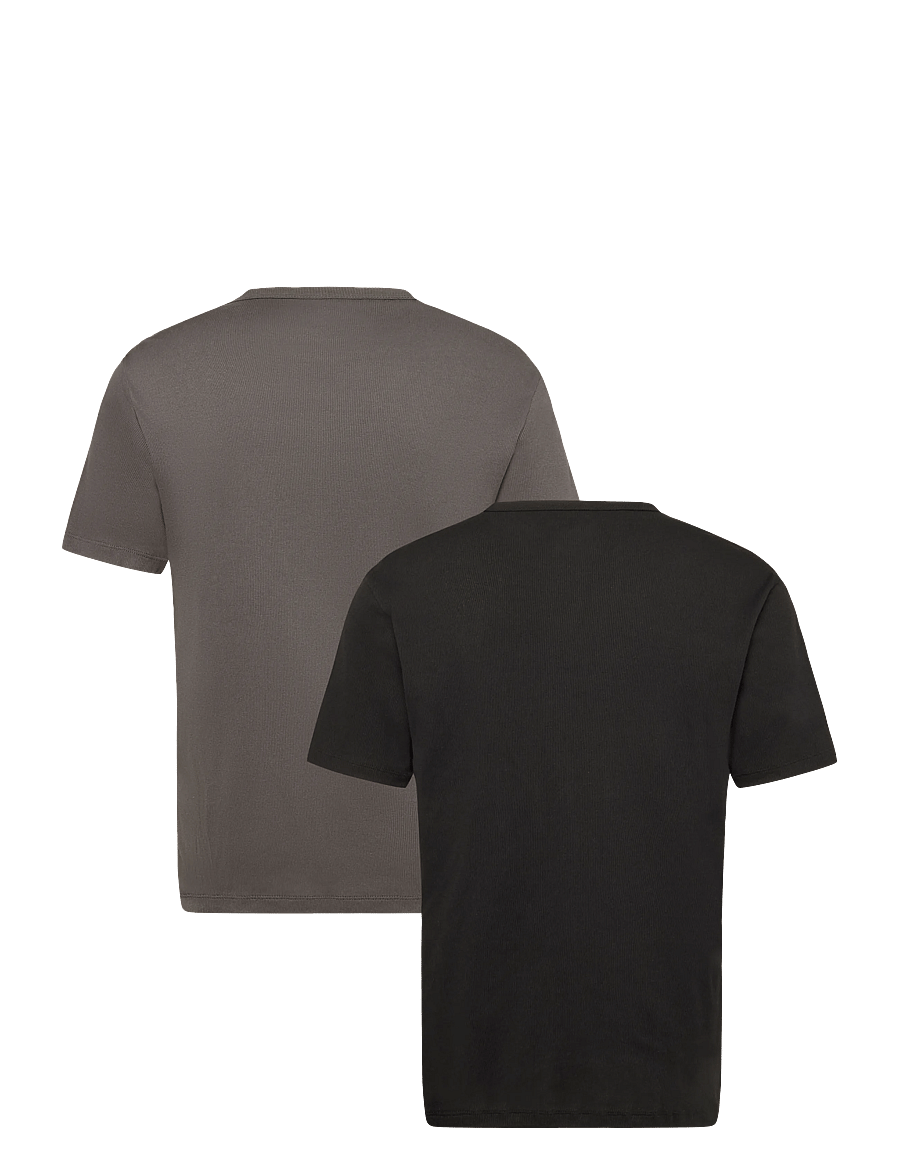 BOSS - TShirtRN 2P Rib - pyjamaoberteile - open grey - 1