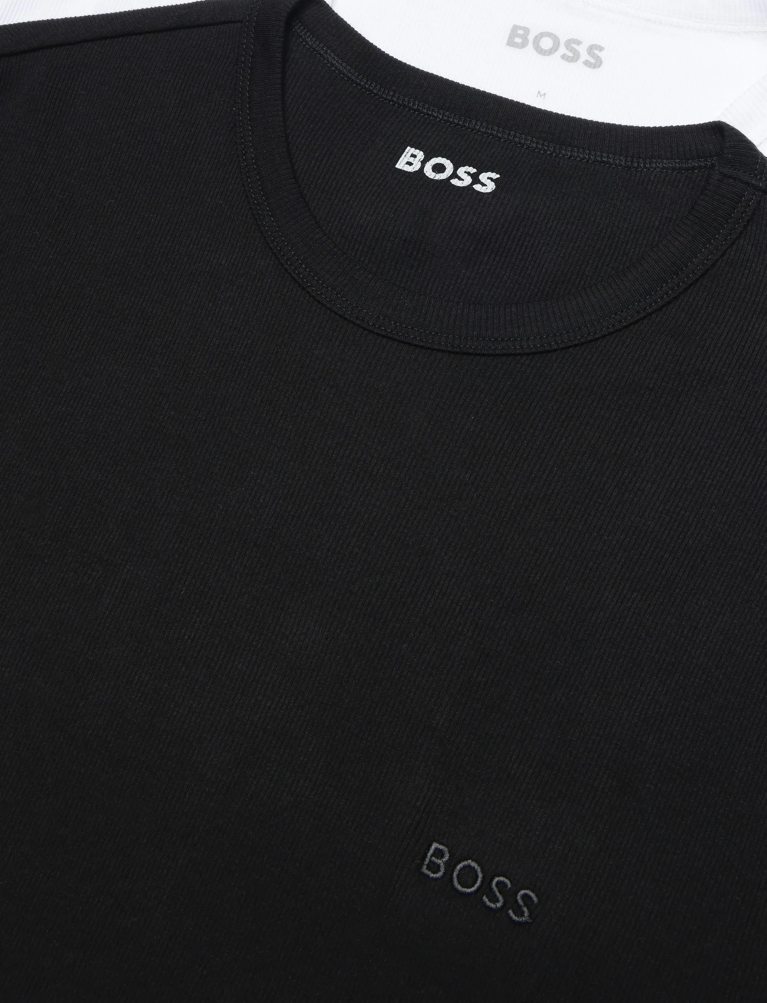 BOSS - TShirtRN 2P Rib - pyjama tops - open miscellaneous - 2