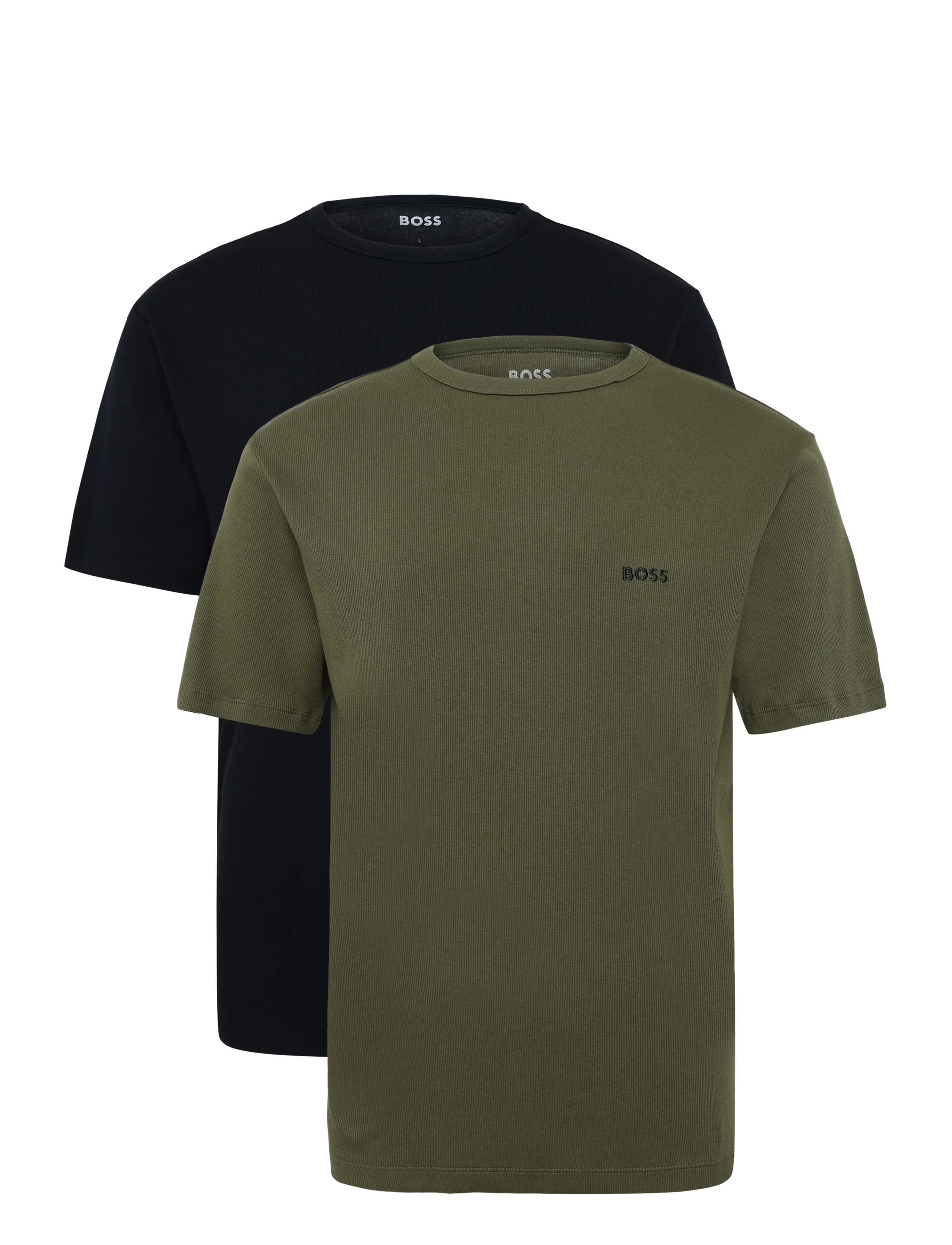 BOSS TShirtRN 2P Rib - Underwear - OPEN MISCELLANEOUS / khaki/green