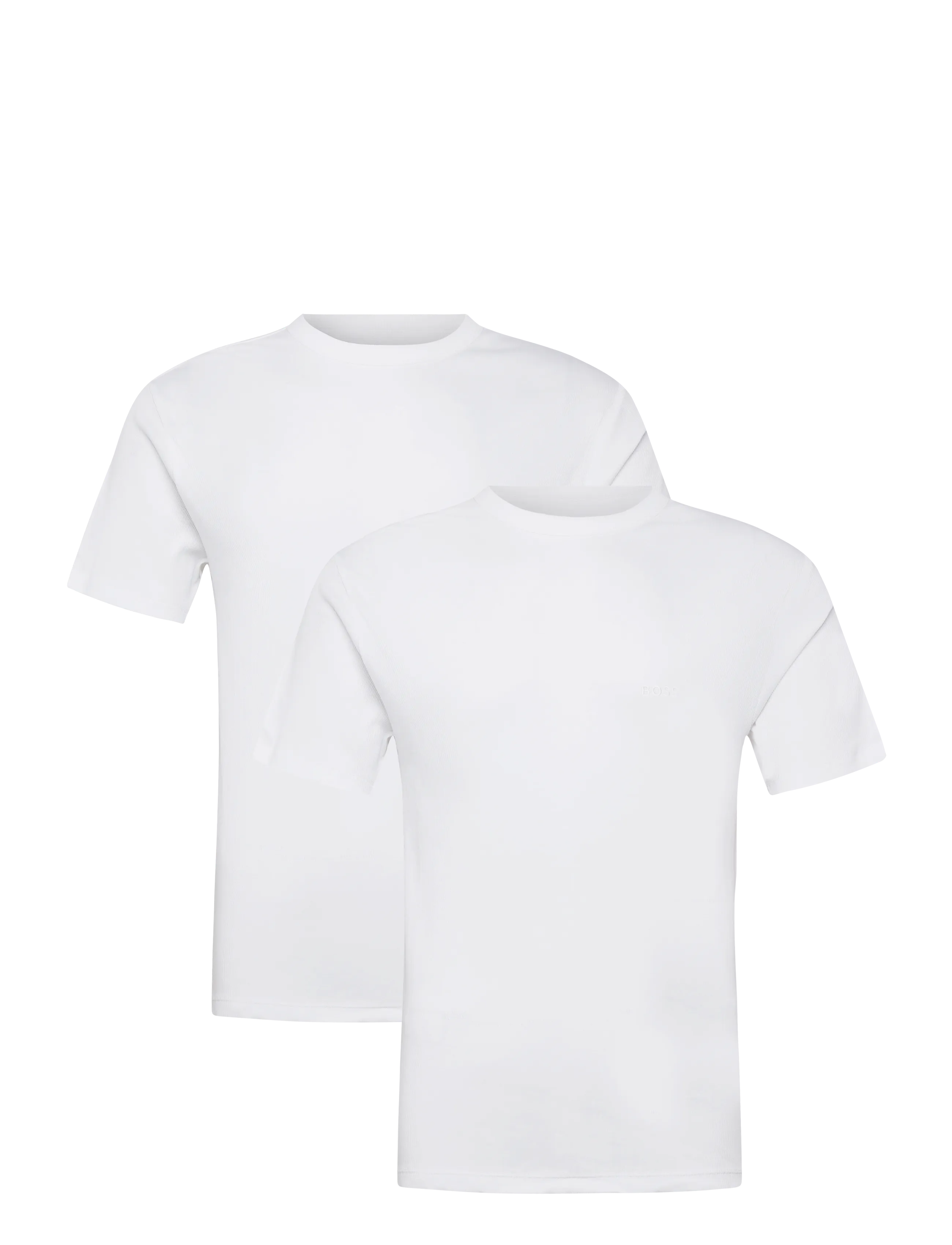 BOSS TShirtRN 2P Rib - Pyjamapaidat - WHITE / white