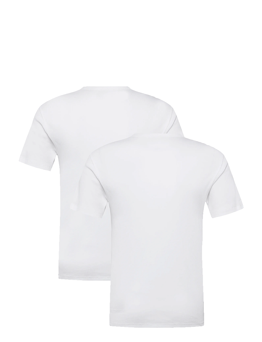 BOSS - TShirtRN 2P Rib - pyjamaoberteile - white - 2
