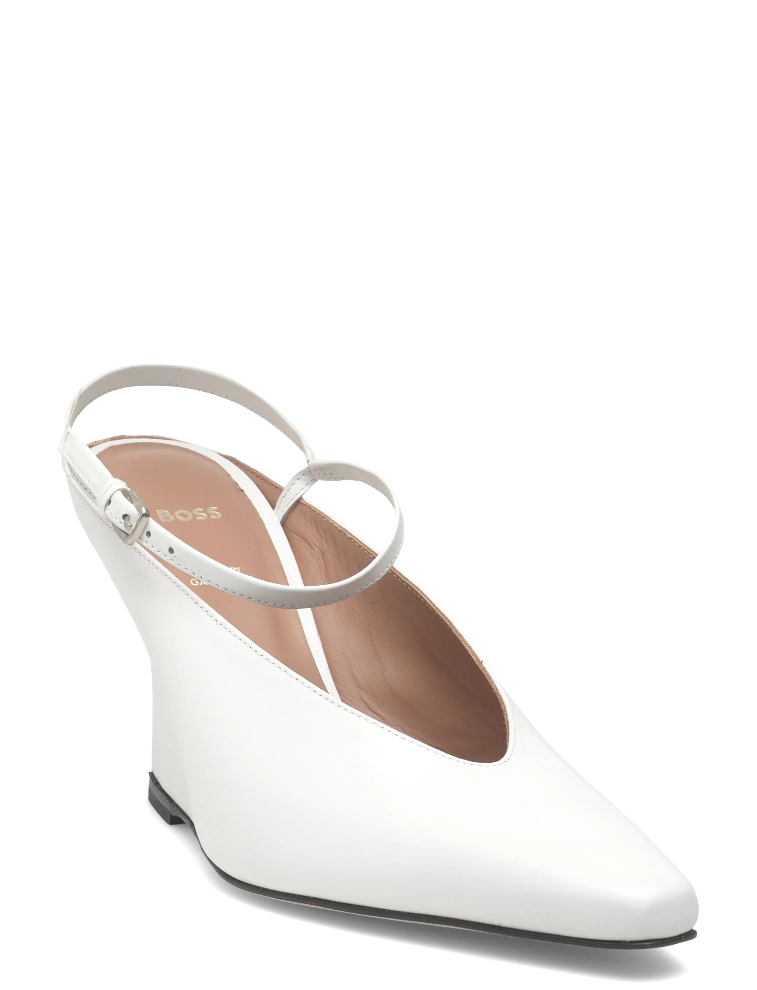 BOSS Charlize_MuleWd90_AB - Sko - WHITE / white