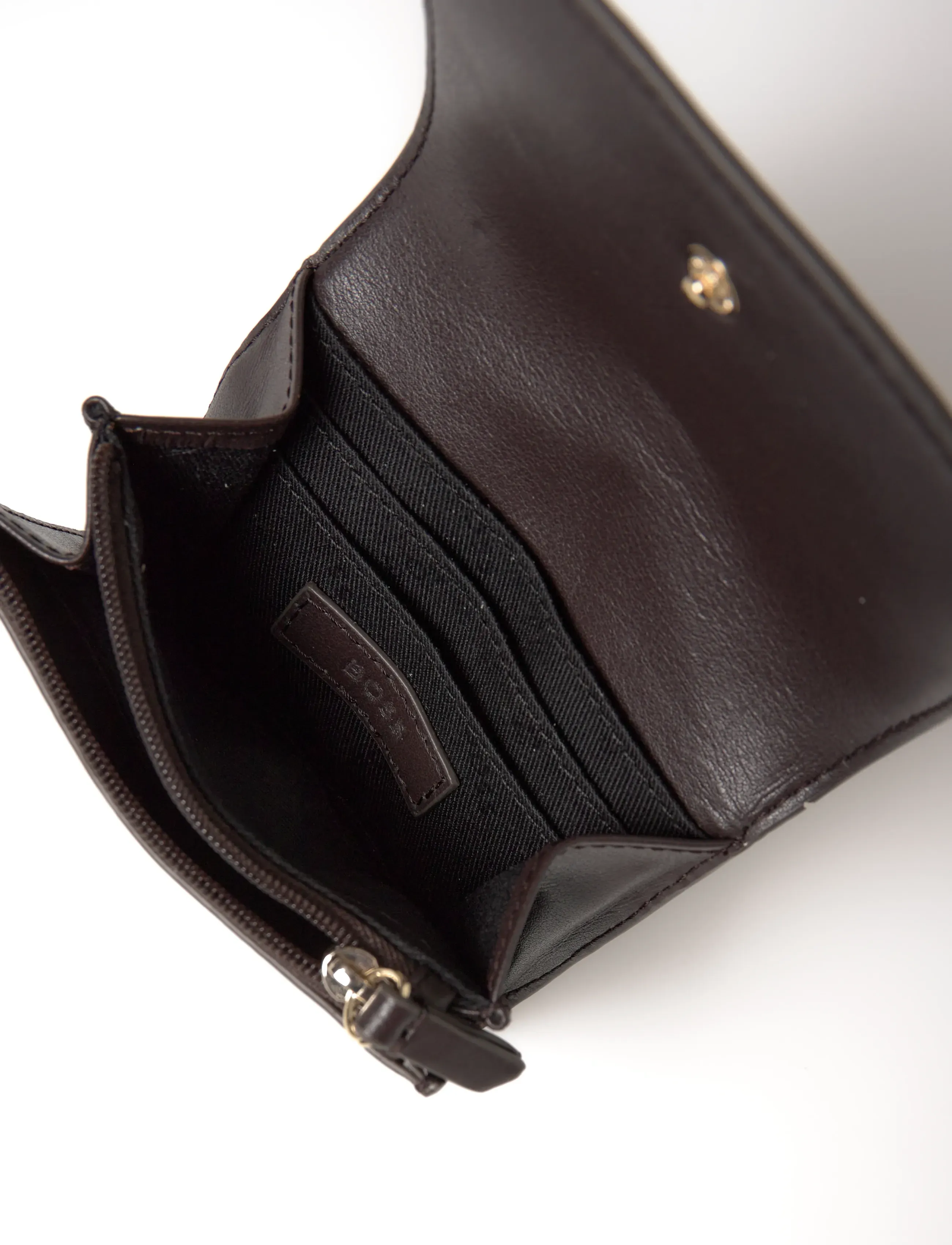 BOSS - NUMAH Flap Cardholde - kartenetuis - dark brown - 5