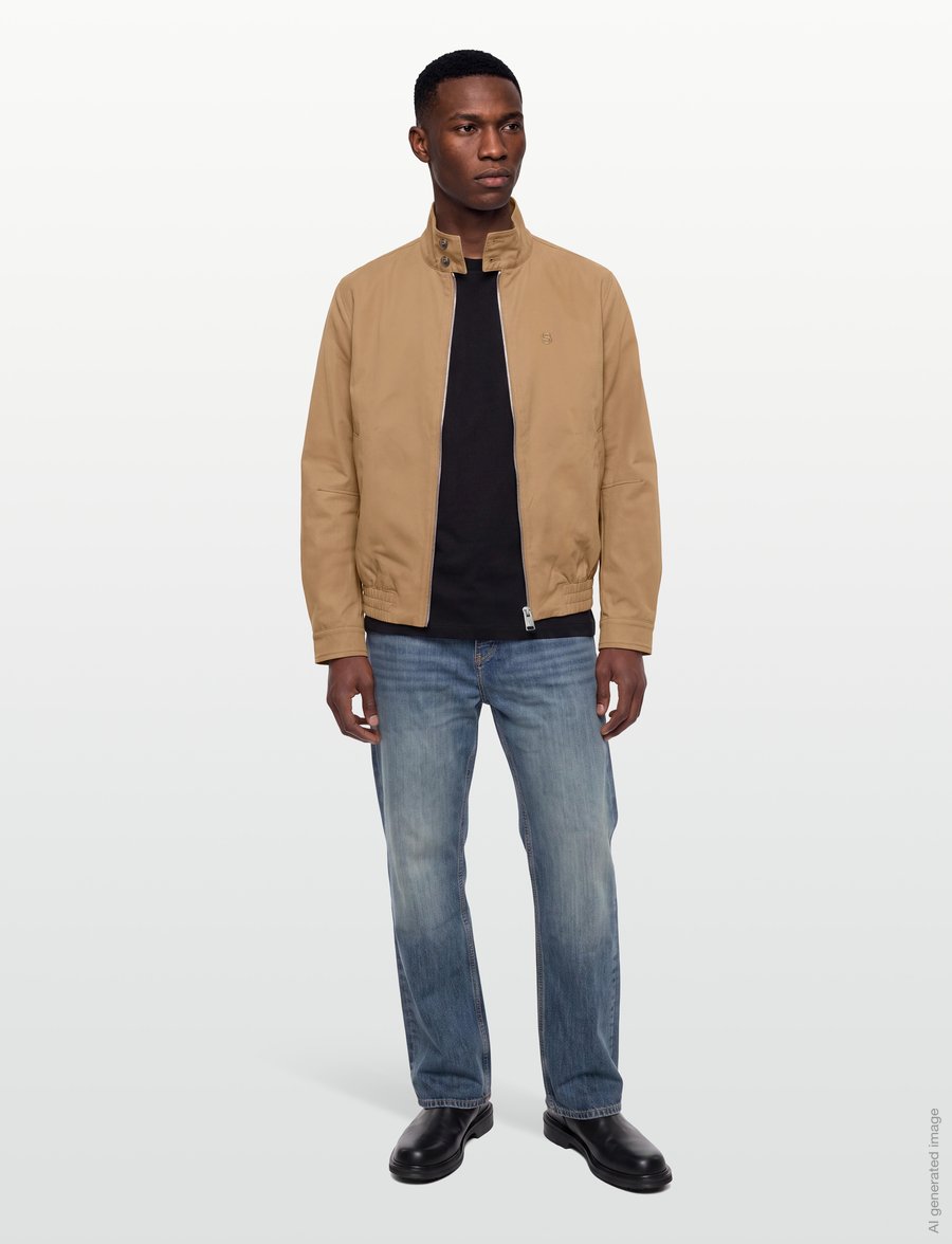 BOSS - H-Coiner-263 - bomber jackets - medium beige - 0