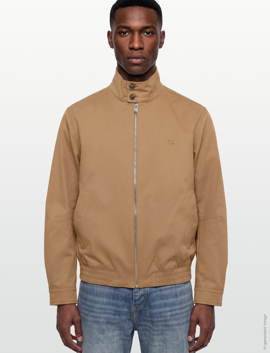 BOSS - H-Coiner-263 - bomber jackets - medium beige - 3