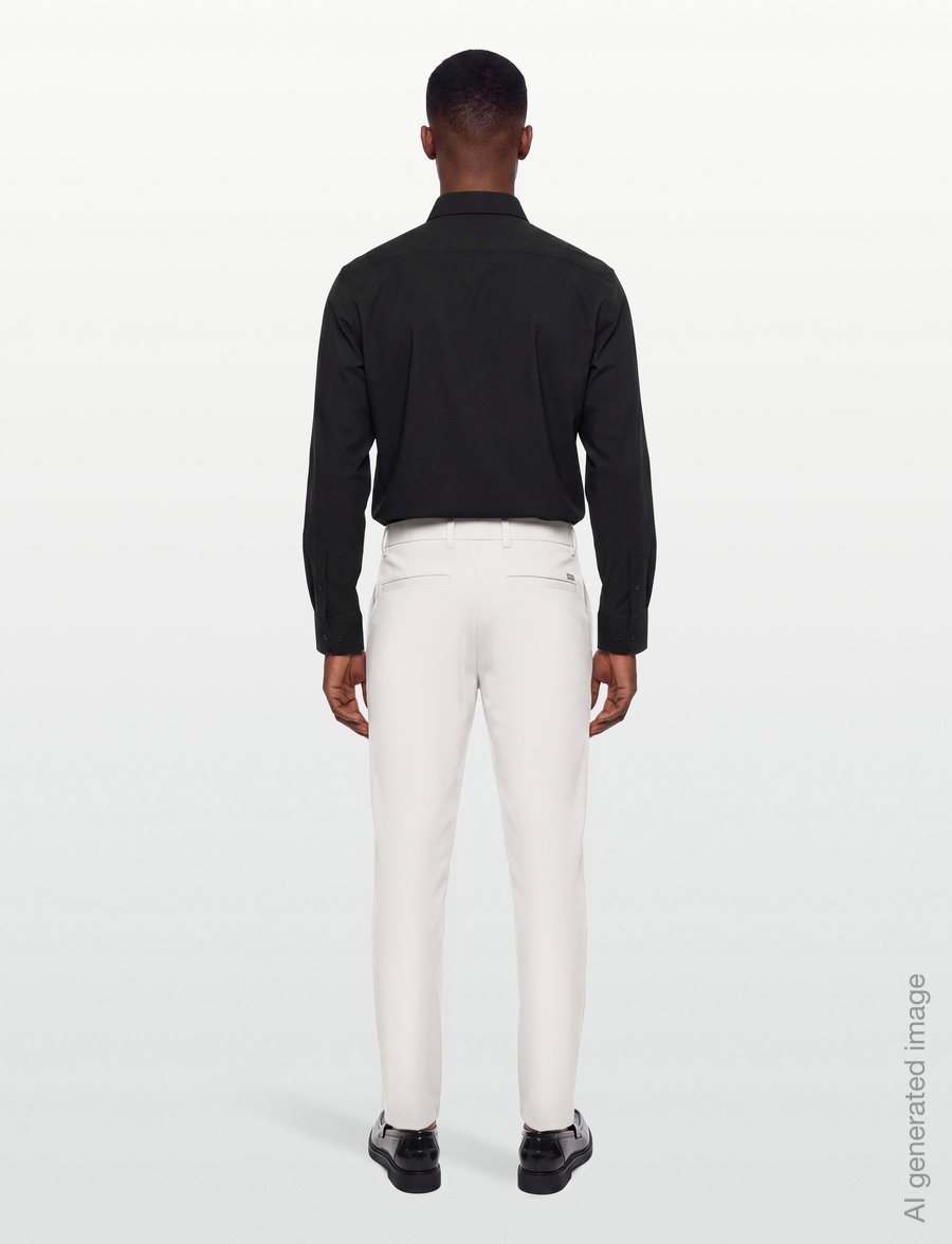 BOSS - H-Kane1 - casual byxor - open white - 4