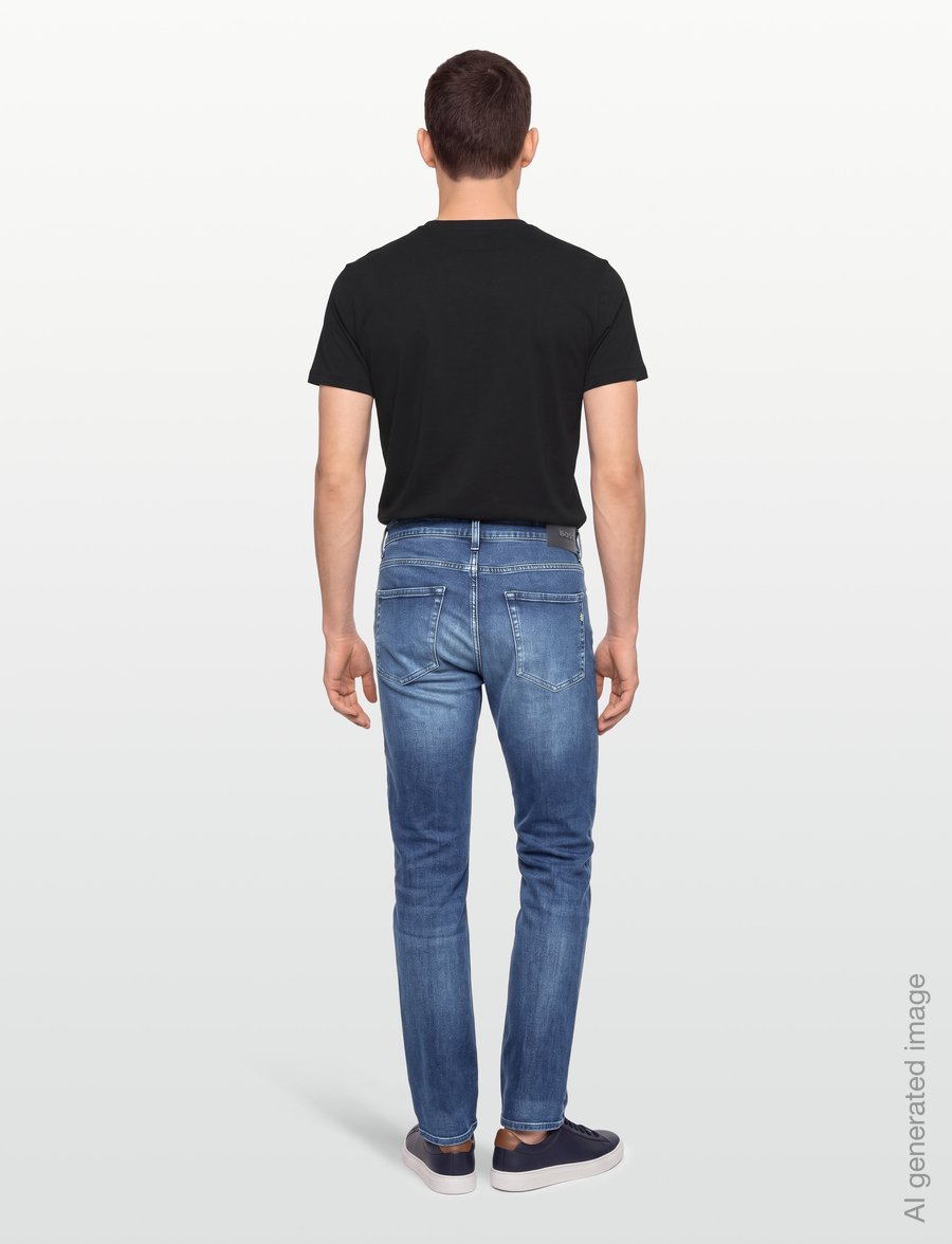 BOSS - C-Delaware - regular jeans - bright blue - 4