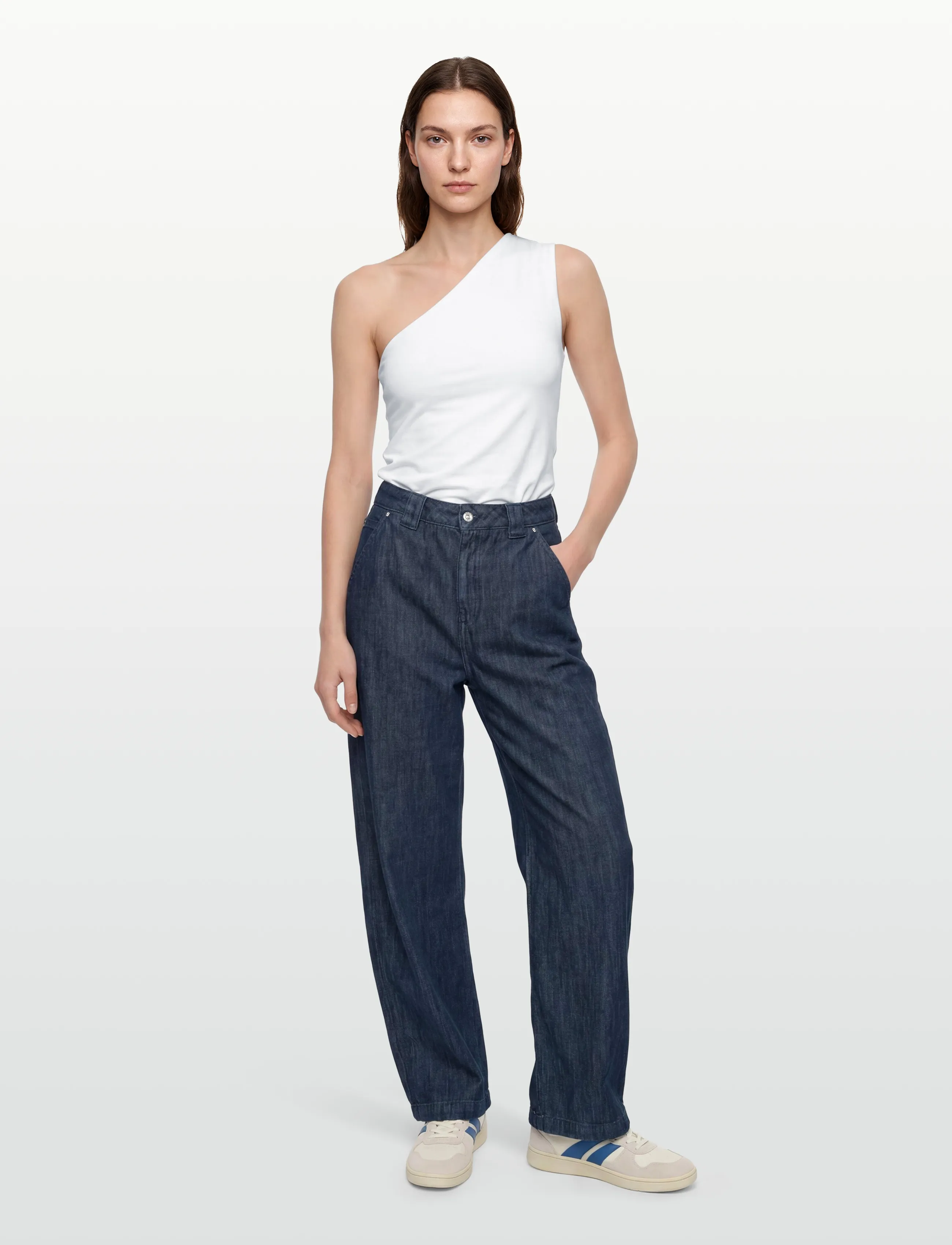 BOSS Seasonal Barrel, 31 x 32, Jeans, Marineblau - Barrel Frauen