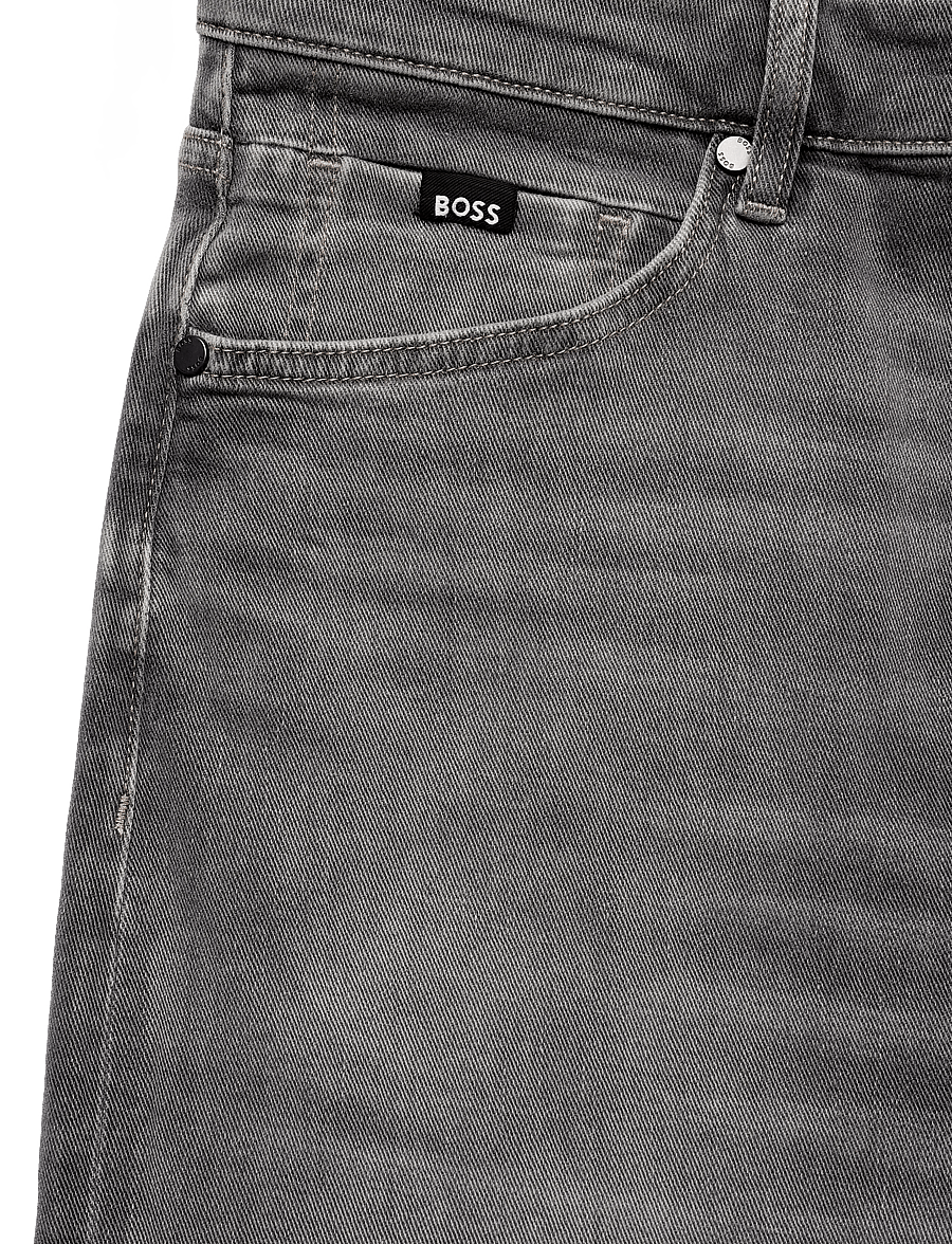BOSS - H-OGDEN - klassikalised teksad - medium grey - 2