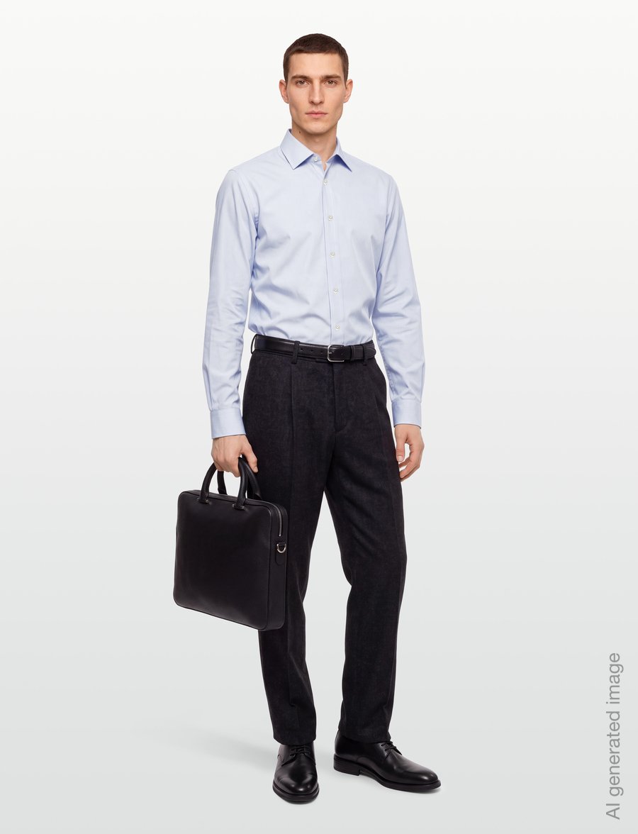 BOSS - H-DAVID-spread_DB - striped shirts - light/pastel blue - 0