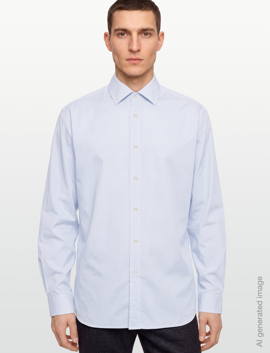 BOSS - H-DAVID-spread_DB - striped shirts - light/pastel blue - 3