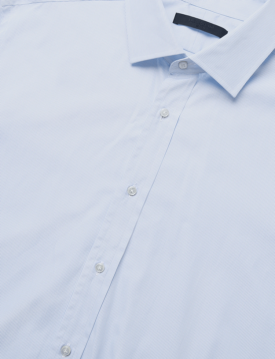 BOSS - H-DAVID-spread_DB - randiga skjortor - light/pastel blue - 2