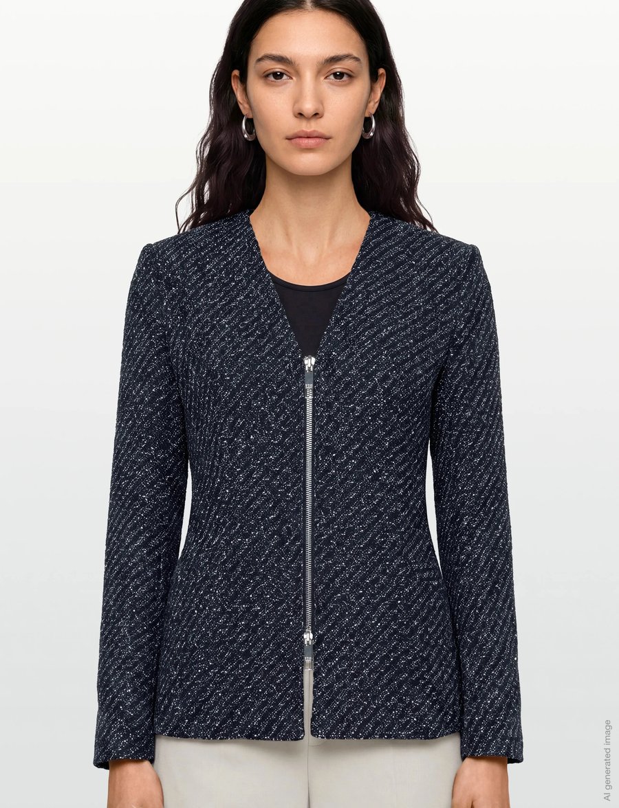 BOSS - Jia19 - bouclé blazers - open miscellaneous - 3