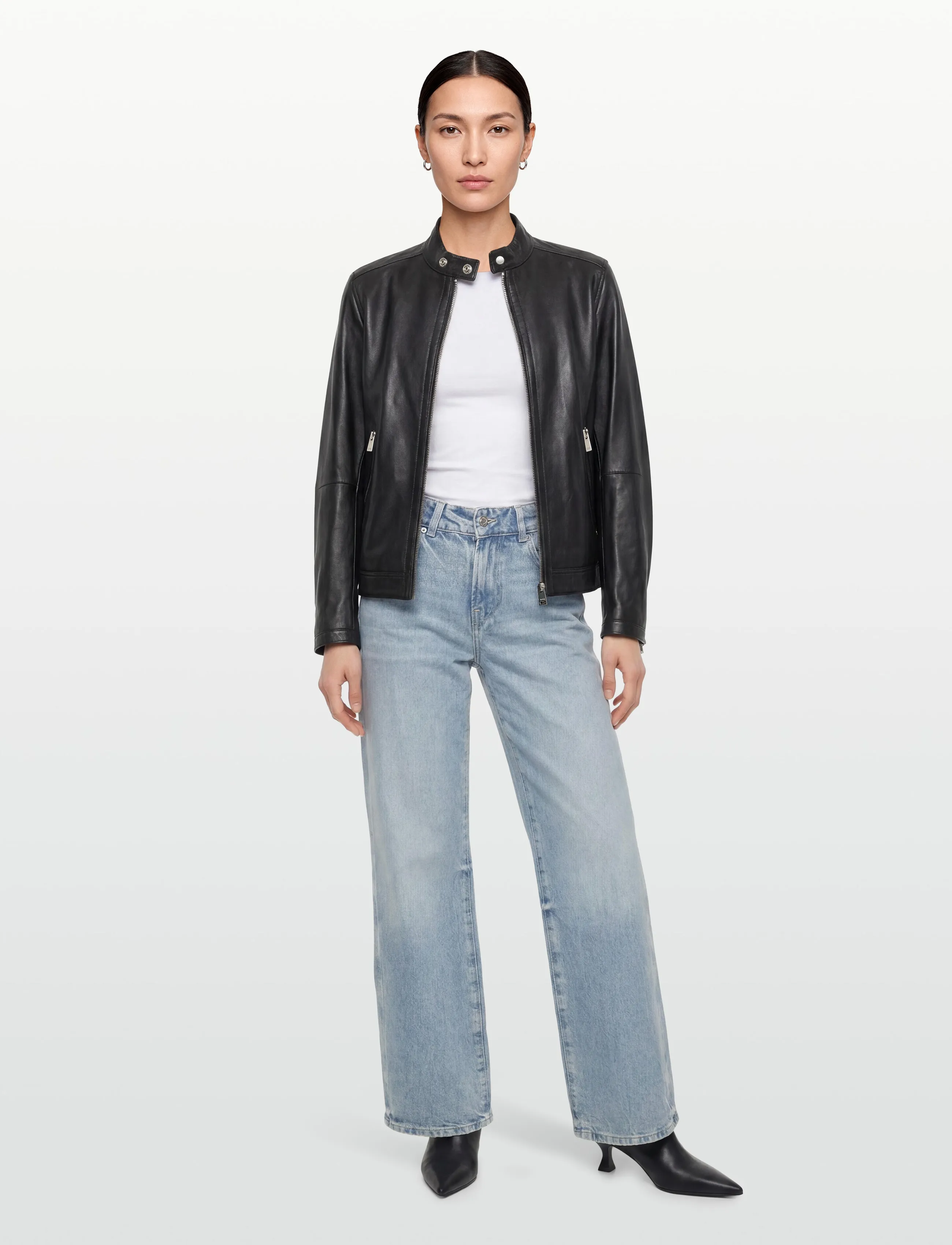BOSS H-Mansell5 - Vestes en cuir - BLACK / black