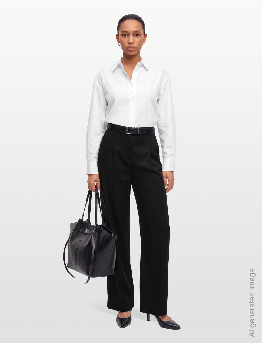 BOSS - Tiana4 - tailored trousers - black - 0