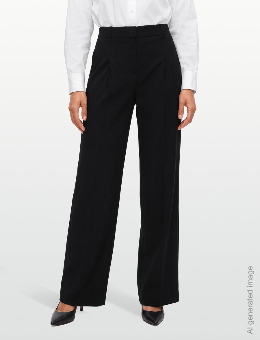 BOSS - Tiana4 - tailored trousers - black - 3