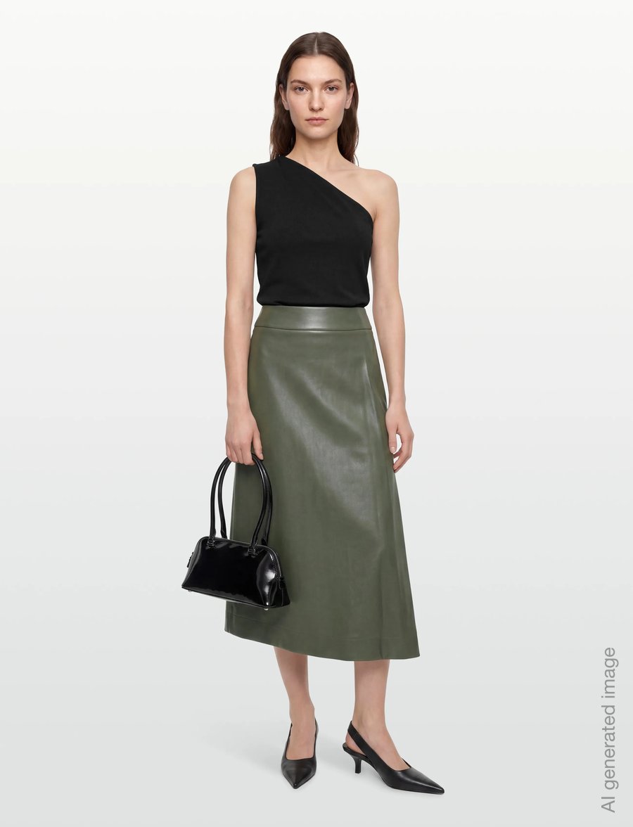 BOSS - Ventara1 - midi-röcke - dark green - 0