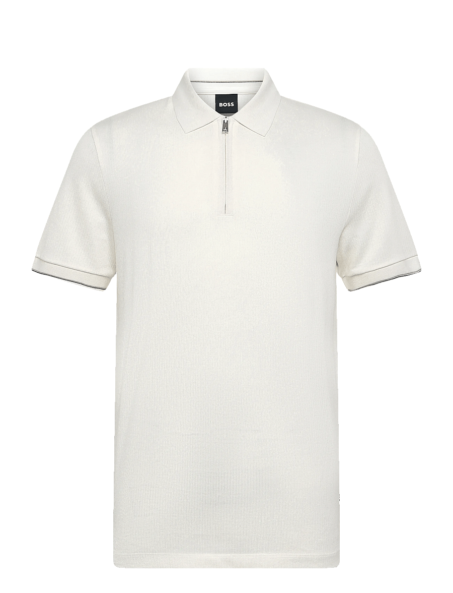 BOSS - C-Pei 90 - knitted polos - open white - 0