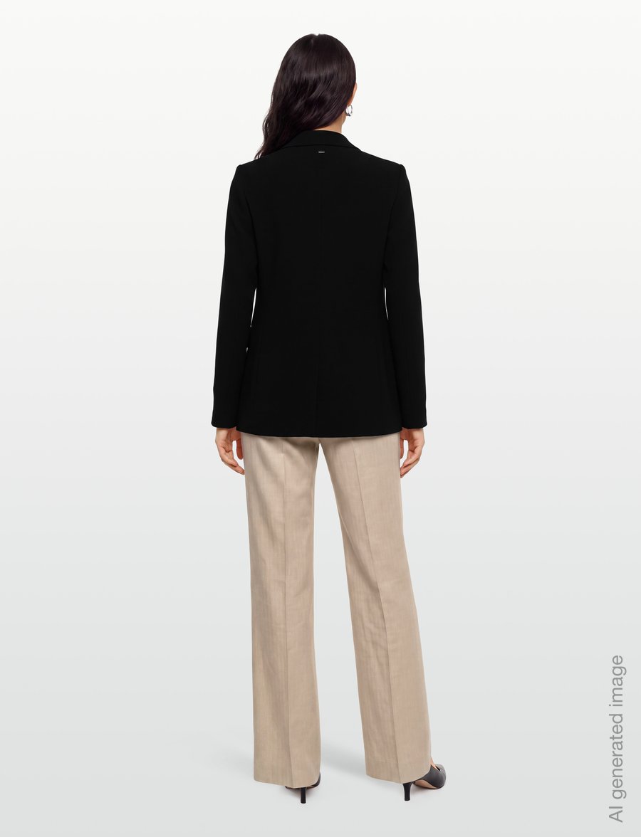 BOSS - Jemmah - einreihige blazer - black - 4