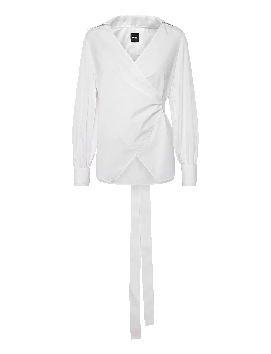BOSS - Bekania1 - langærmede bluser - white - 1