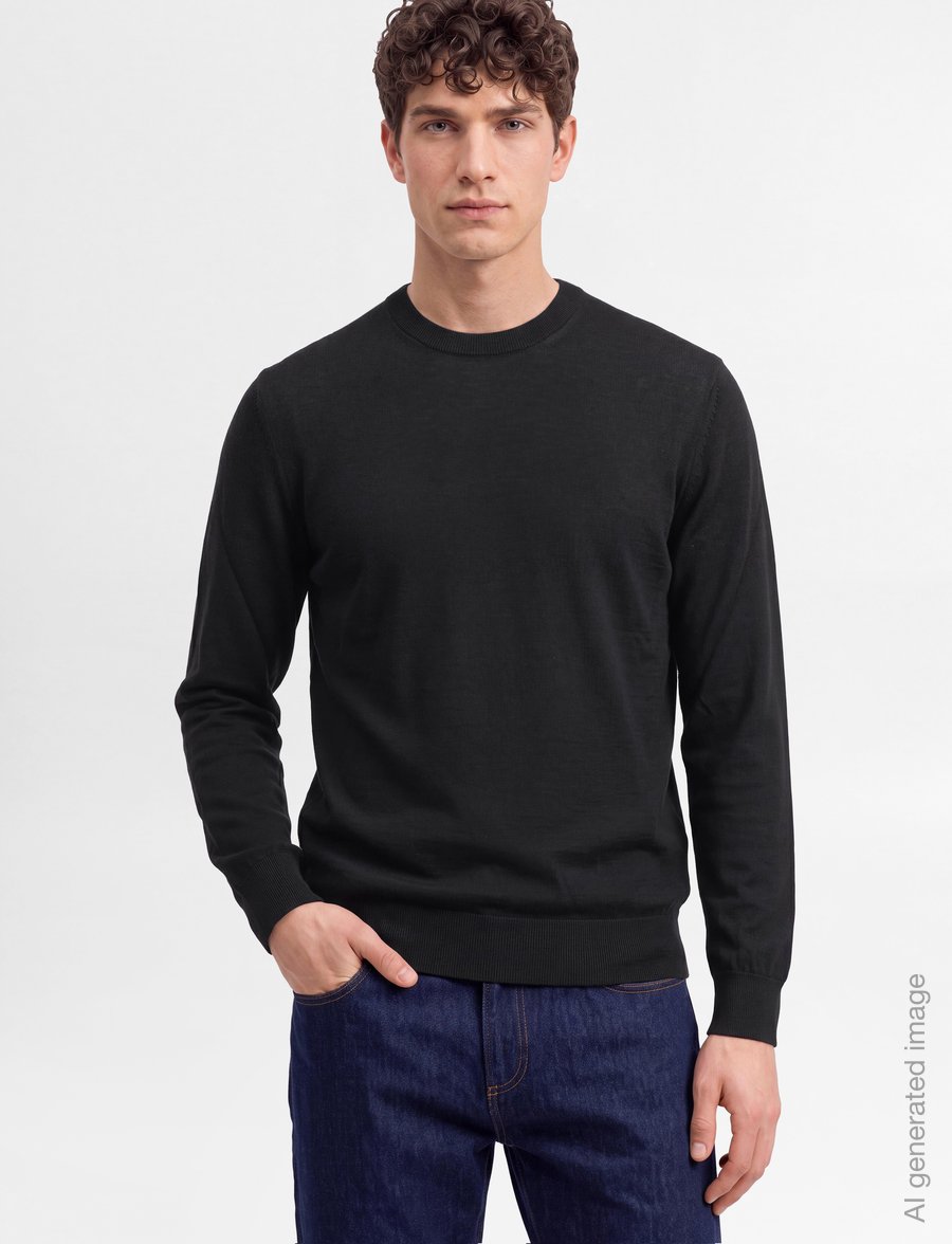 BOSS - H-Leno - rund hals - black - 3