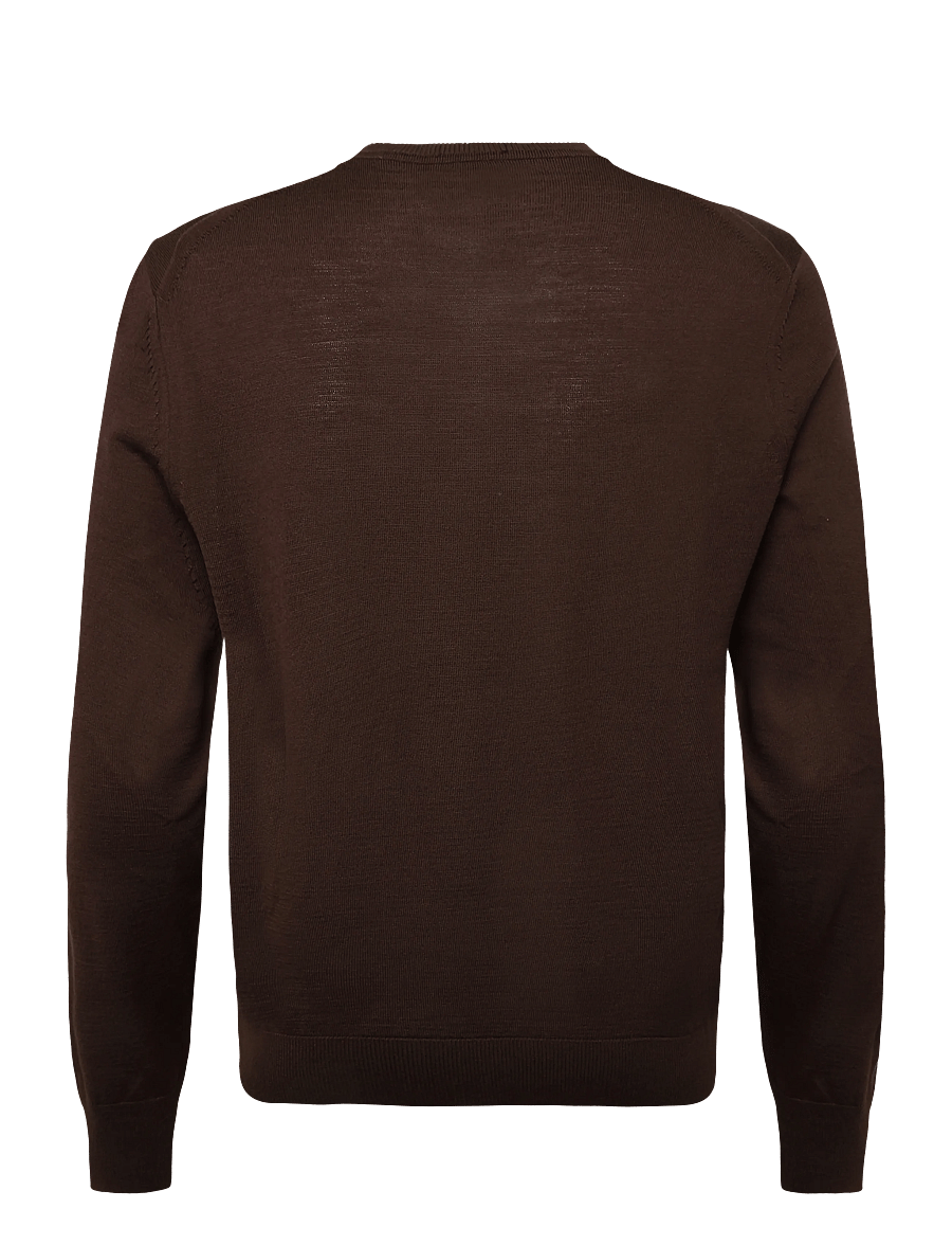 BOSS - H-Leno - rundhals - dark brown - 1