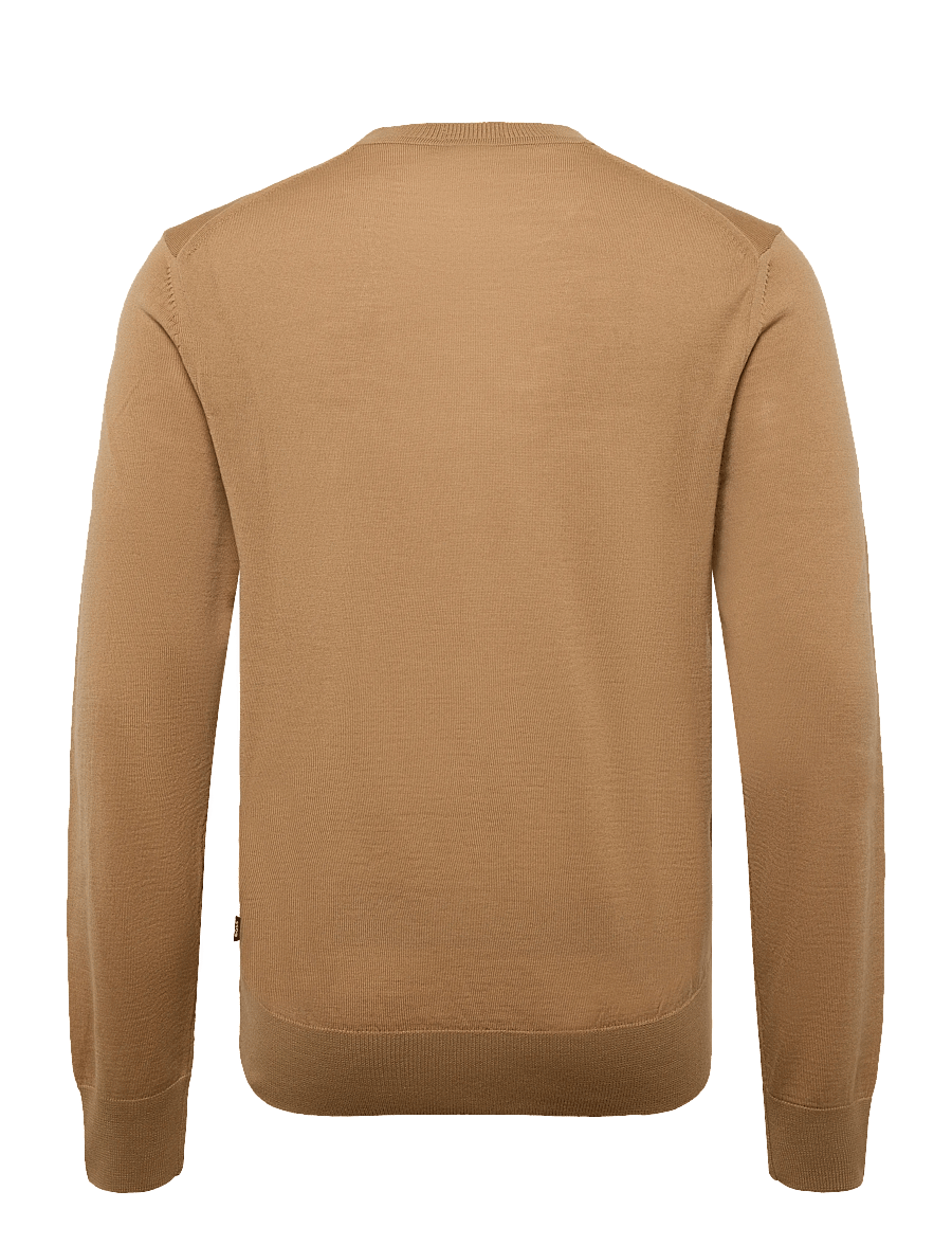 BOSS - H-Leno - rundhalsad - medium beige - 1