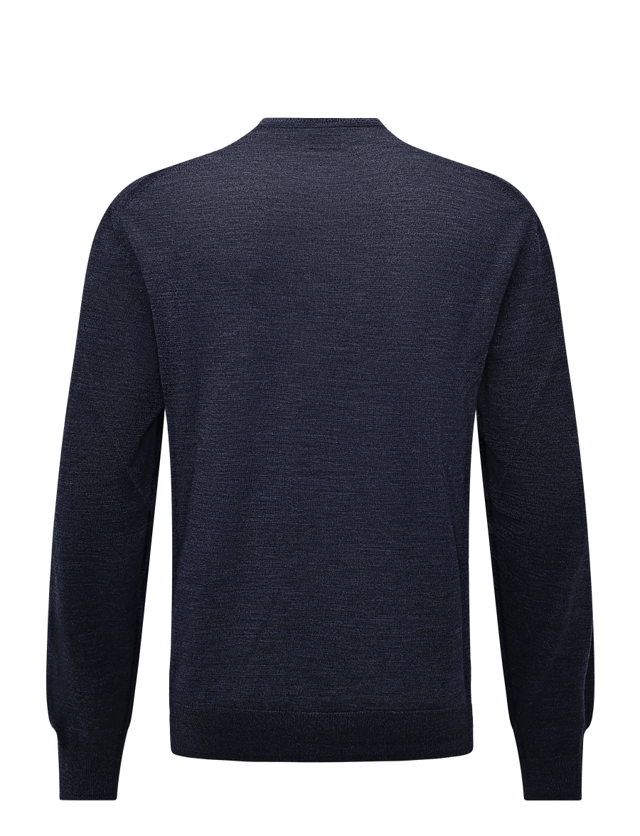 BOSS - H-Leno - rund hals - open blue - 1