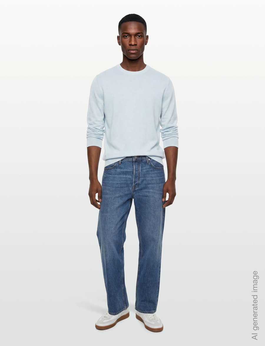 BOSS - H-Leno - round necks - open blue - 0