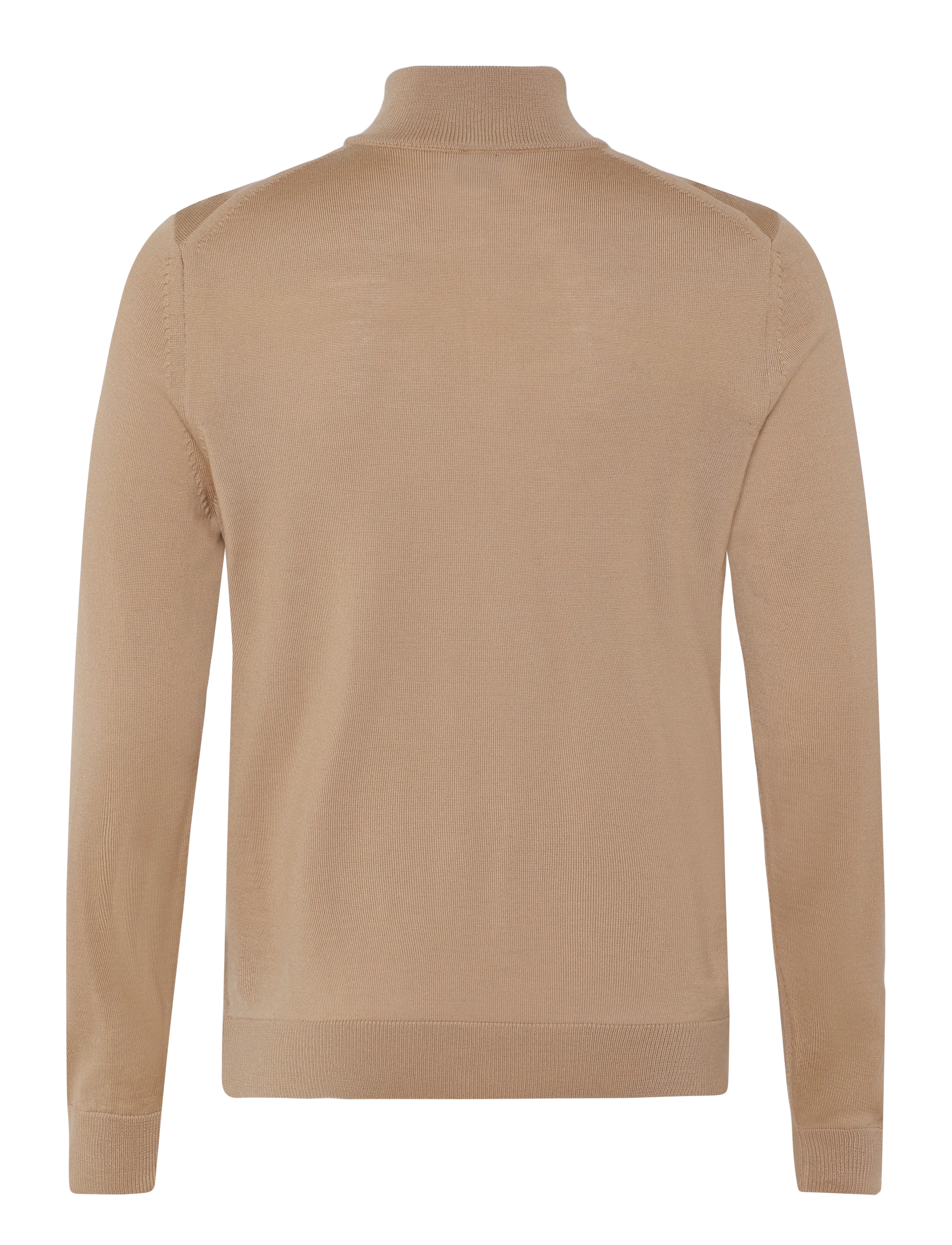 BOSS - H-Ebenji - half zip jumpers - medium beige - 1