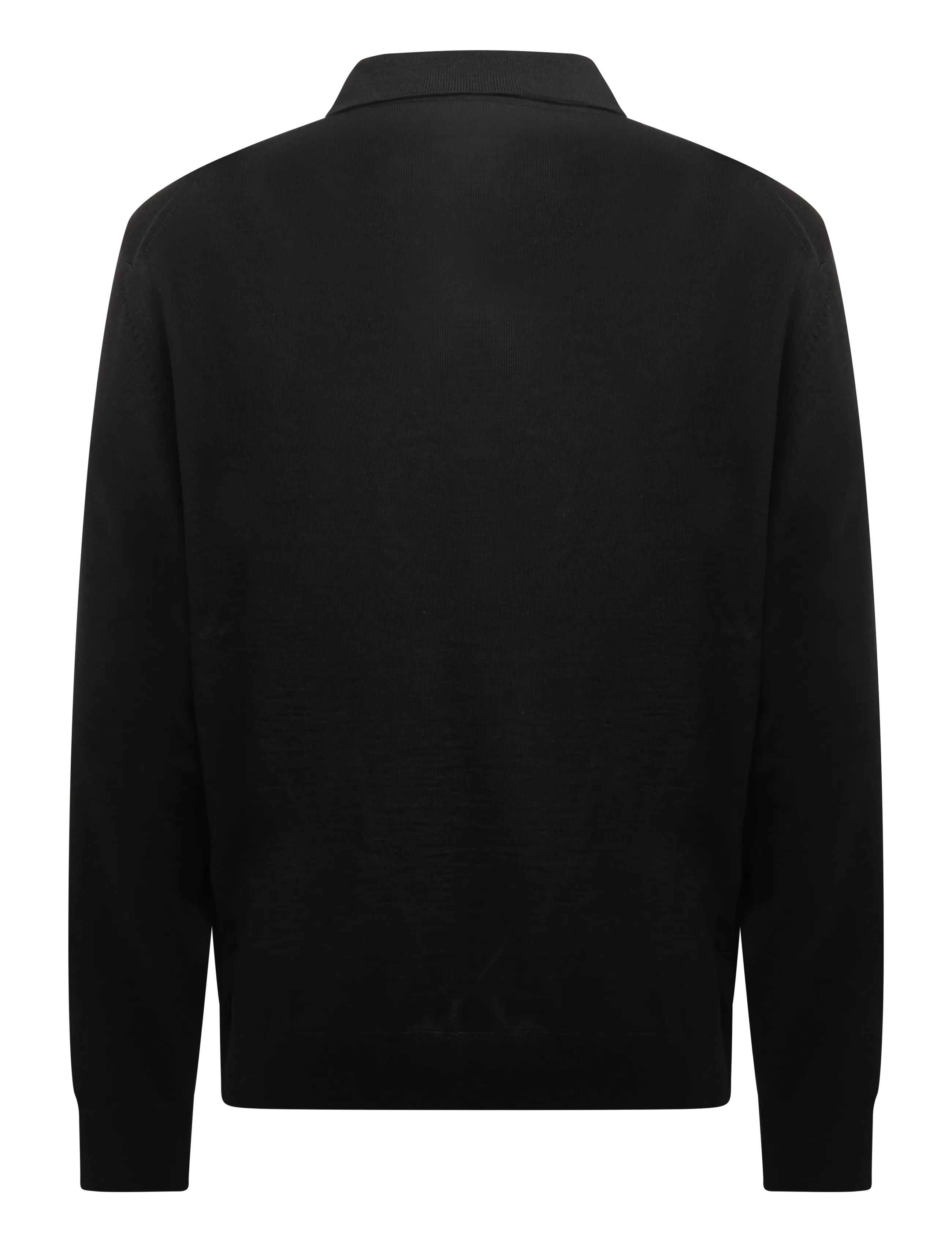 BOSS - H-Lancione - long-sleeved knitted polos - black - 1