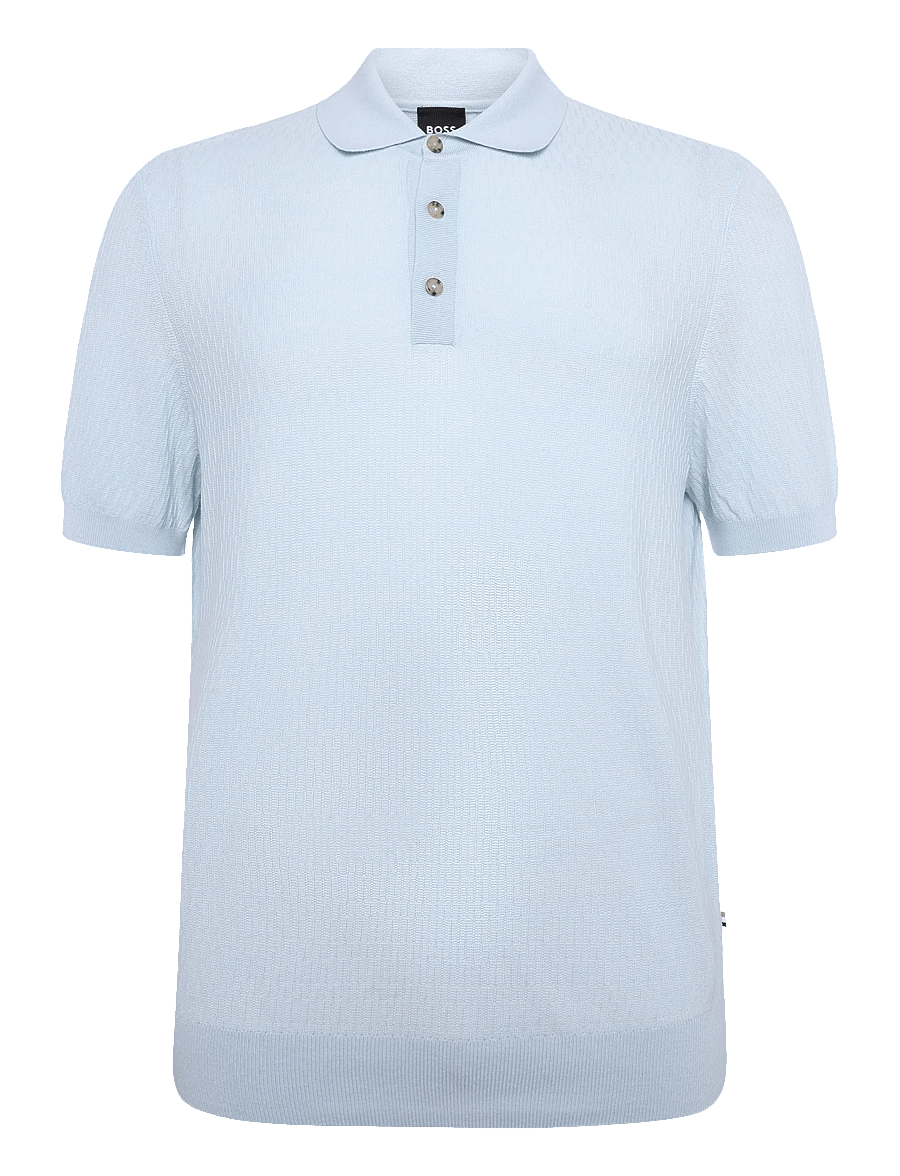 BOSS - H-Lurazio - polostrik - open blue - 0