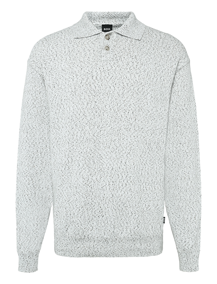 BOSS - C-Lomerlo - long-sleeved knitted polos - black - 0