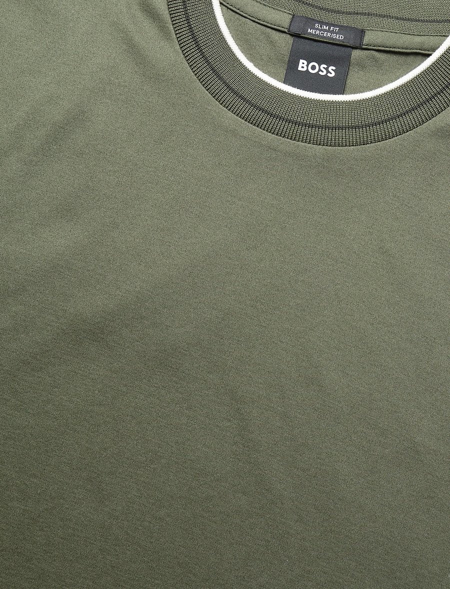 BOSS - H-Tessler 195 - kurzärmelige t-shirts - open green - 2