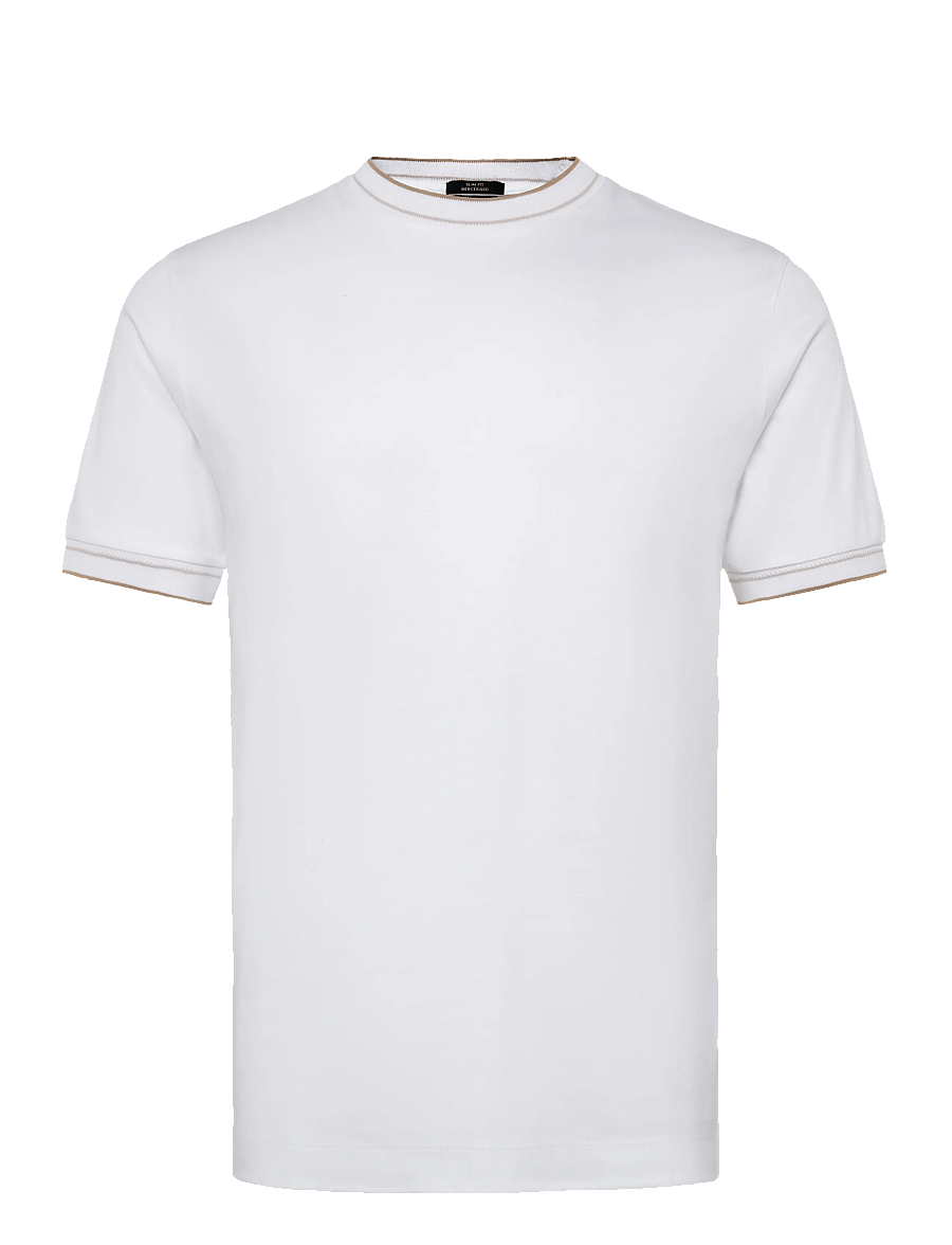 BOSS - H-Tessler 195 - kortærmede t-shirts - white - 0