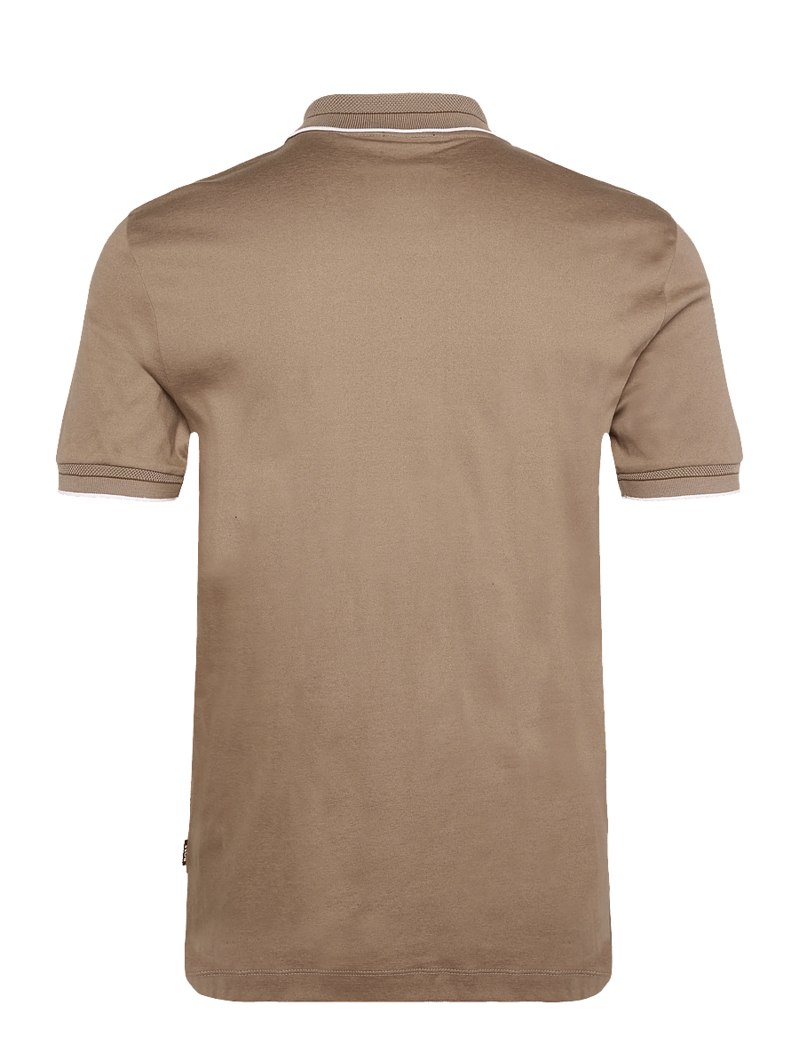BOSS - H-Phillipson 195 - short-sleeved polos - open brown - 1
