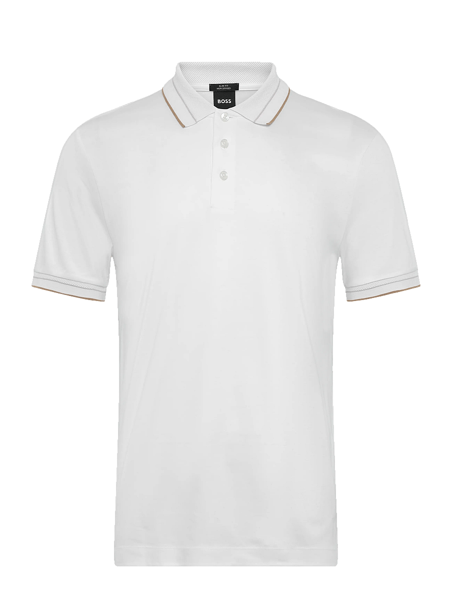 BOSS - H-Phillipson 195 - stickade pikéer - white - 1