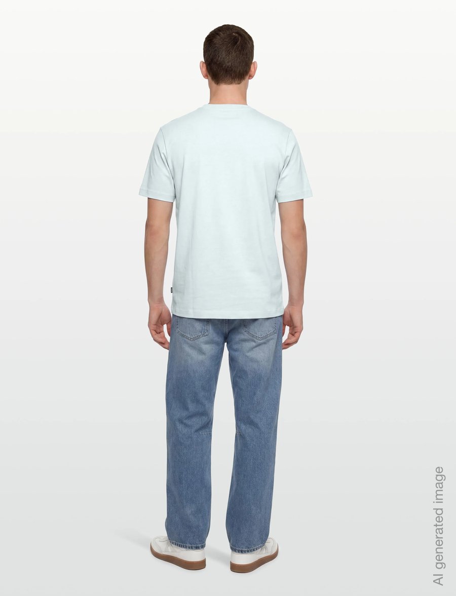 BOSS - C-Thompson 89 - short-sleeved t-shirts - open blue - 4