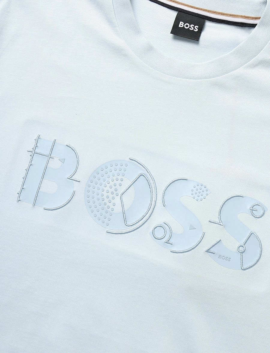 BOSS - C-Thompson 89 - short-sleeved t-shirts - open blue - 5