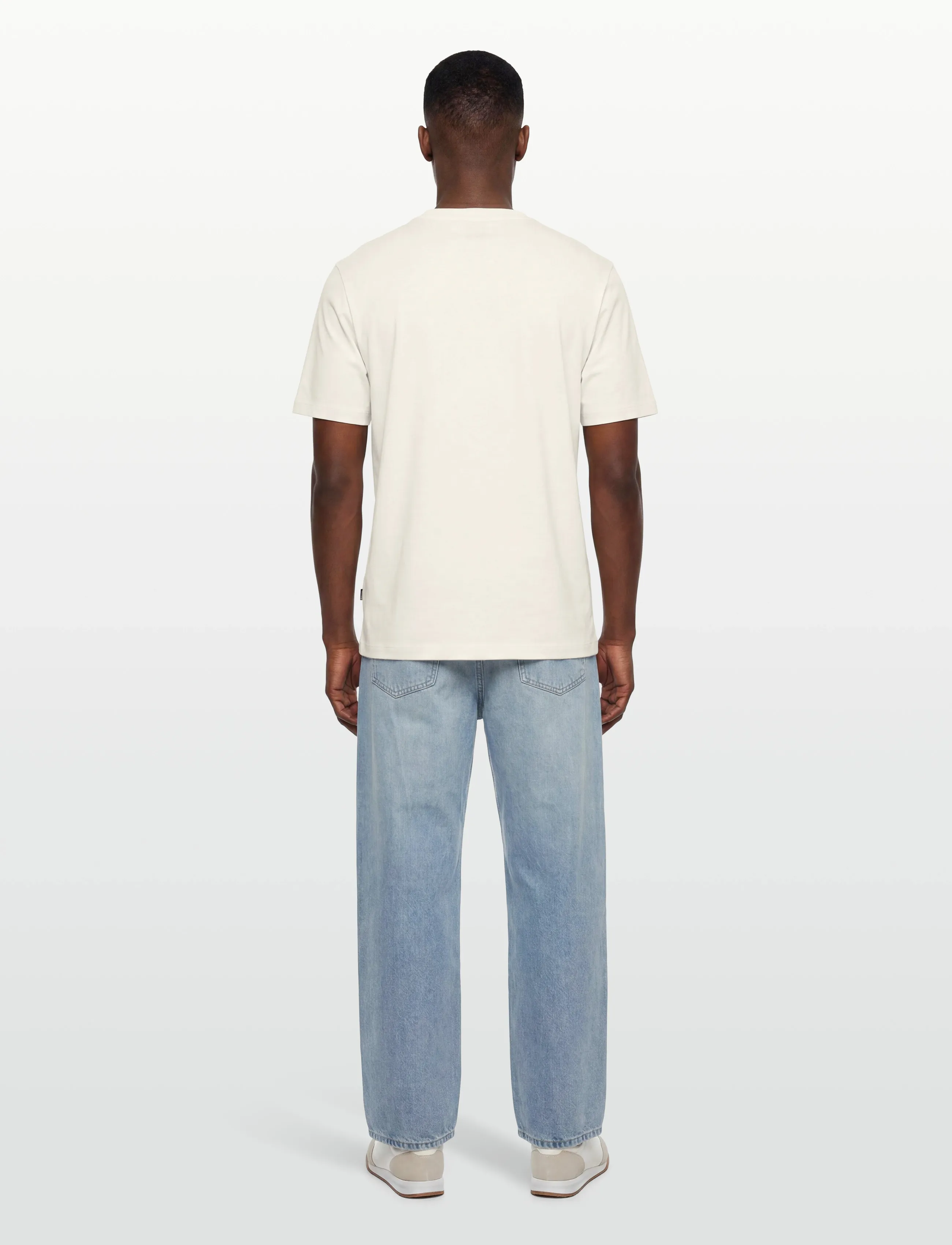 BOSS - C-Thompson 89 - kortärmade t-shirts - open white - 4