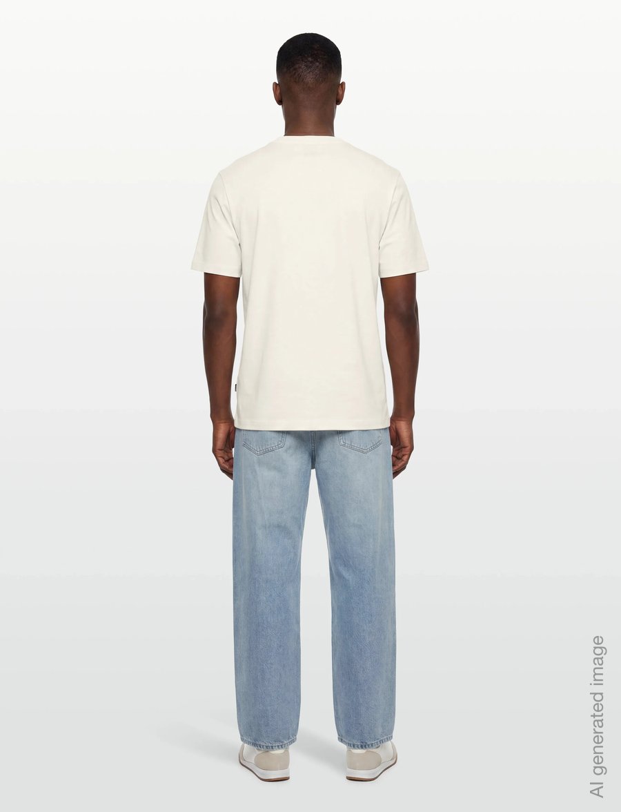 BOSS - C-Thompson 89 - kurzärmelige t-shirts - open white - 4
