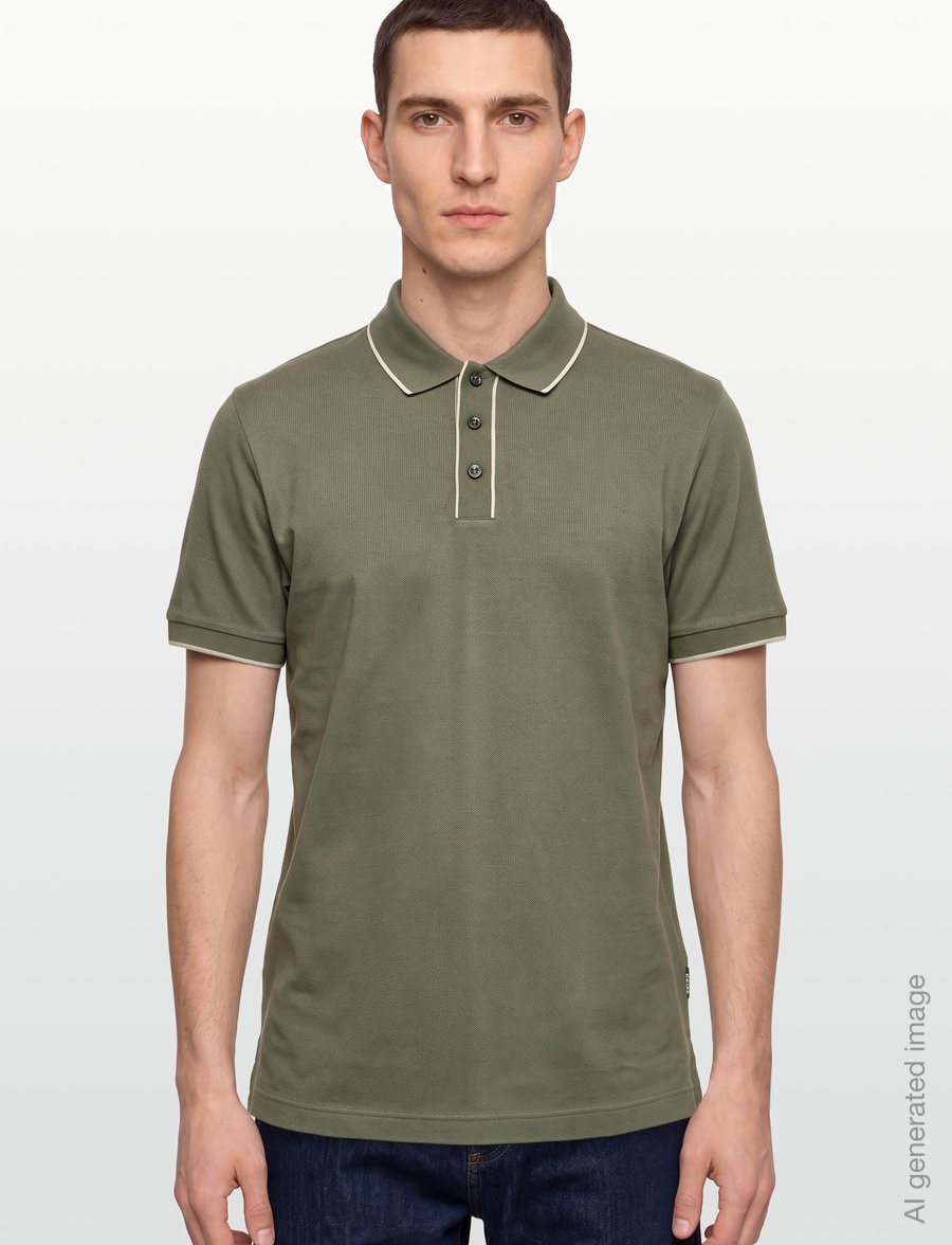 BOSS - H-Parlay 81 - short-sleeved polos - open green - 3